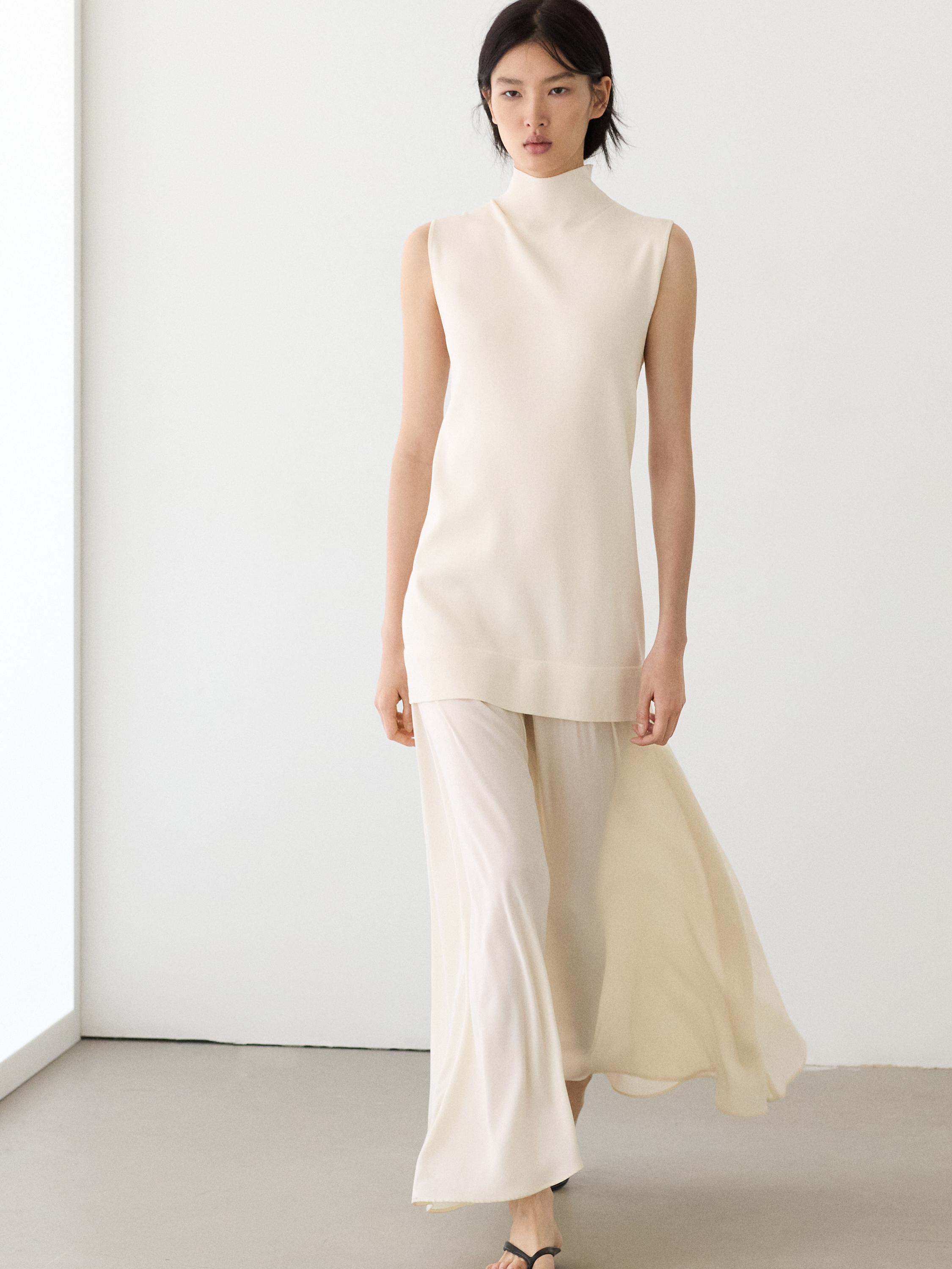 Matching knit midi dress