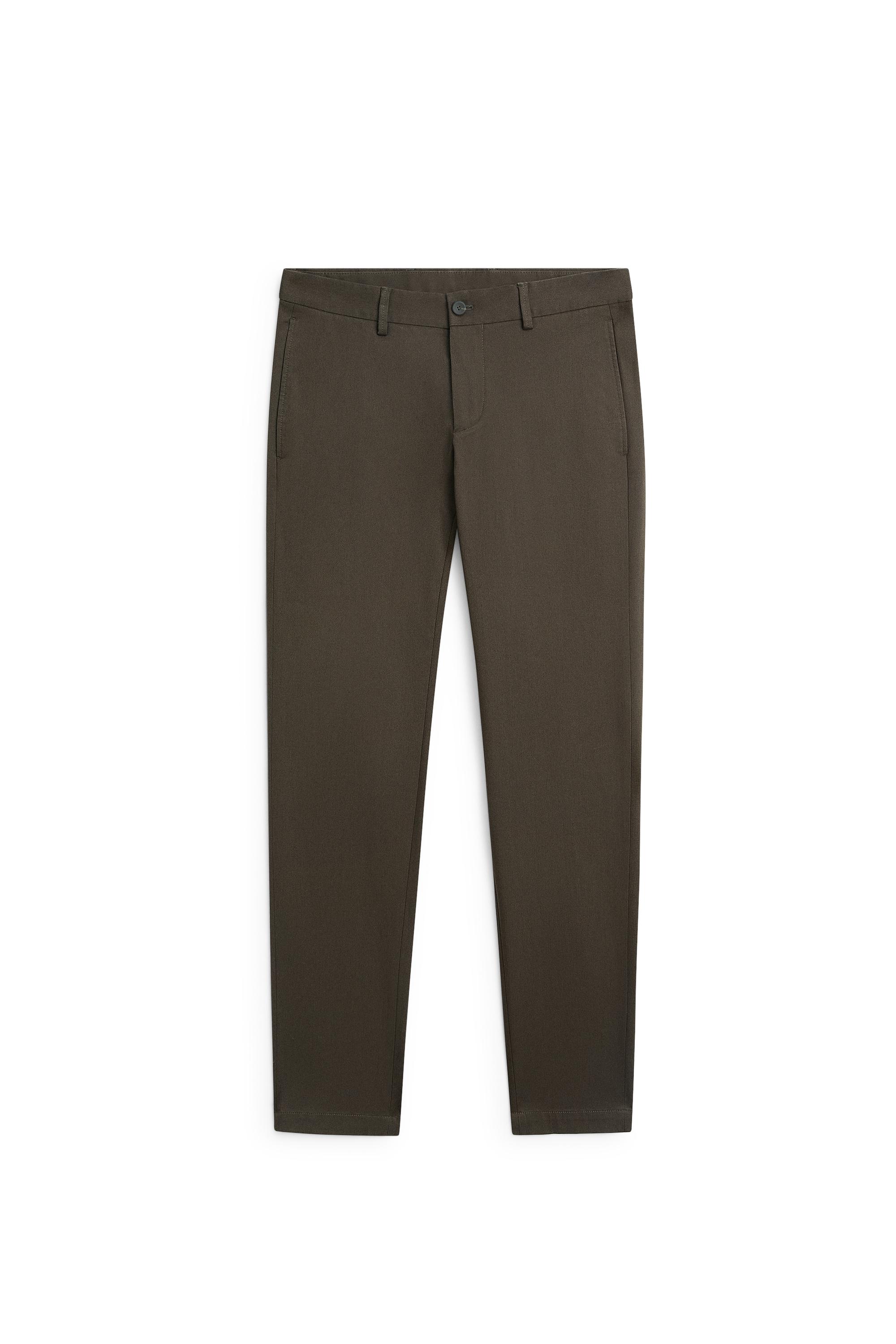 Slim fit pants — BROWN