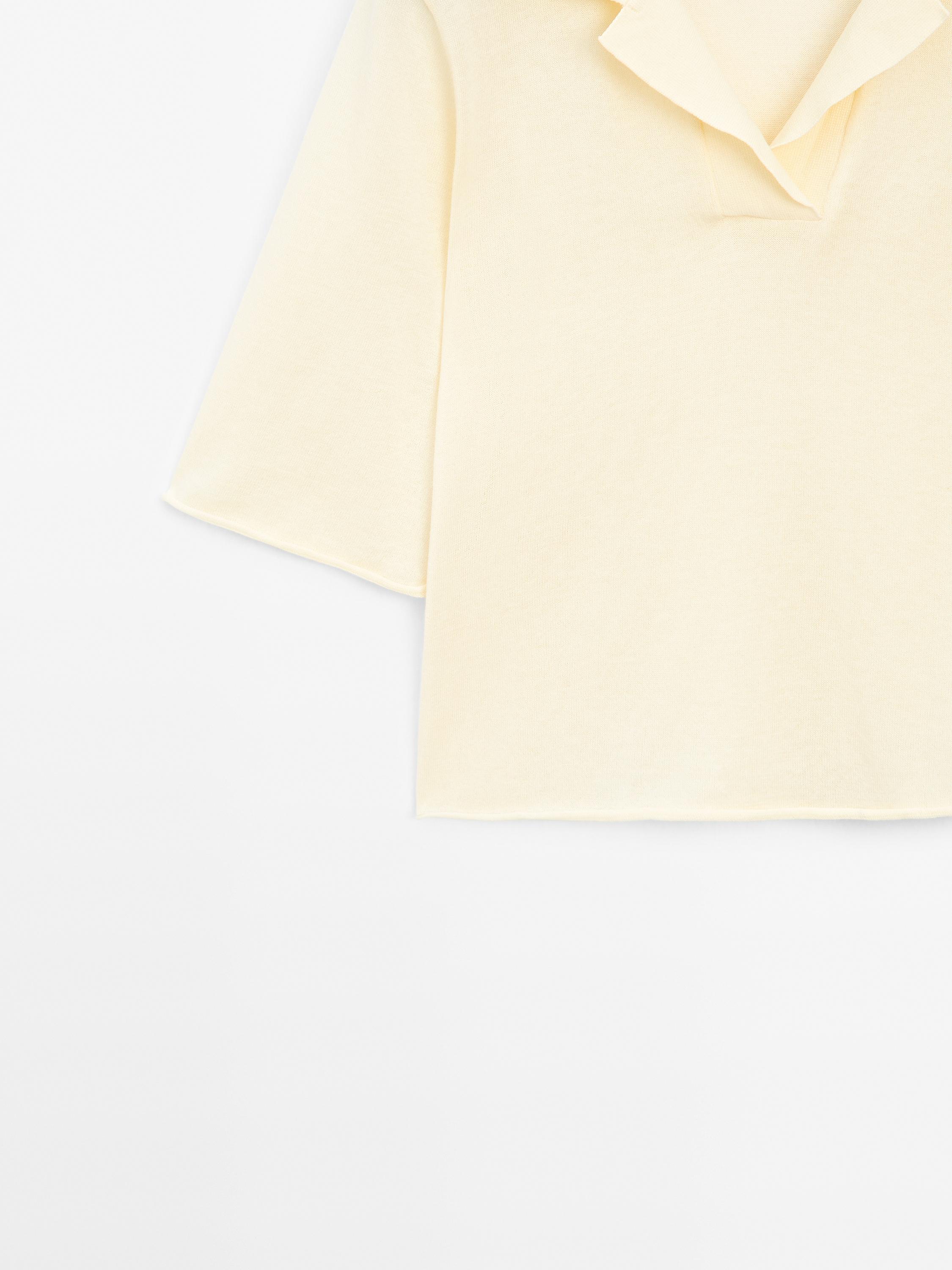 100% cotton knit polo shirt