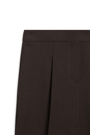 Wool blend slim fit pants - LIMITED EDITION — Chocolate 6