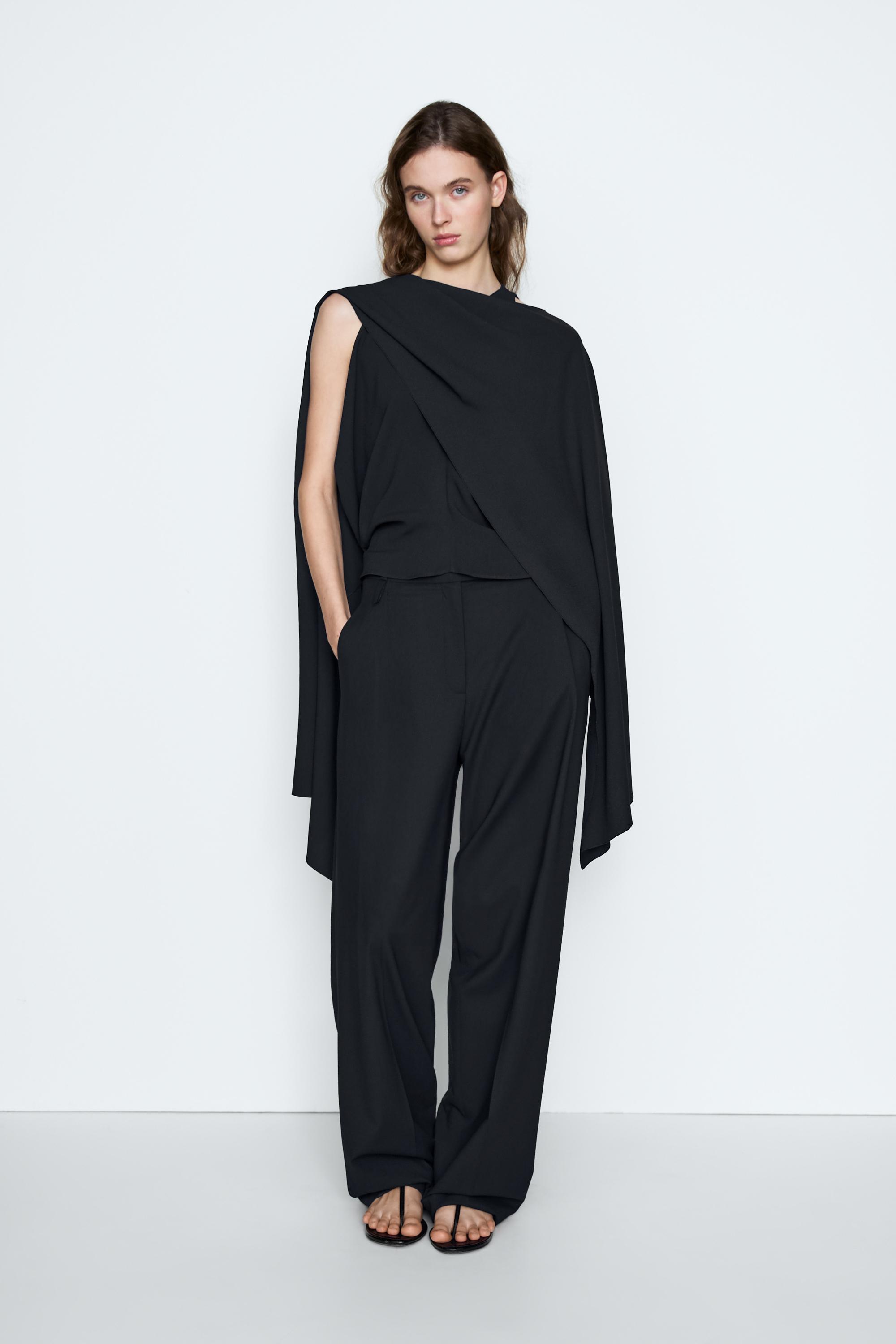 Top with draped detail and low-cut back - STUDIO