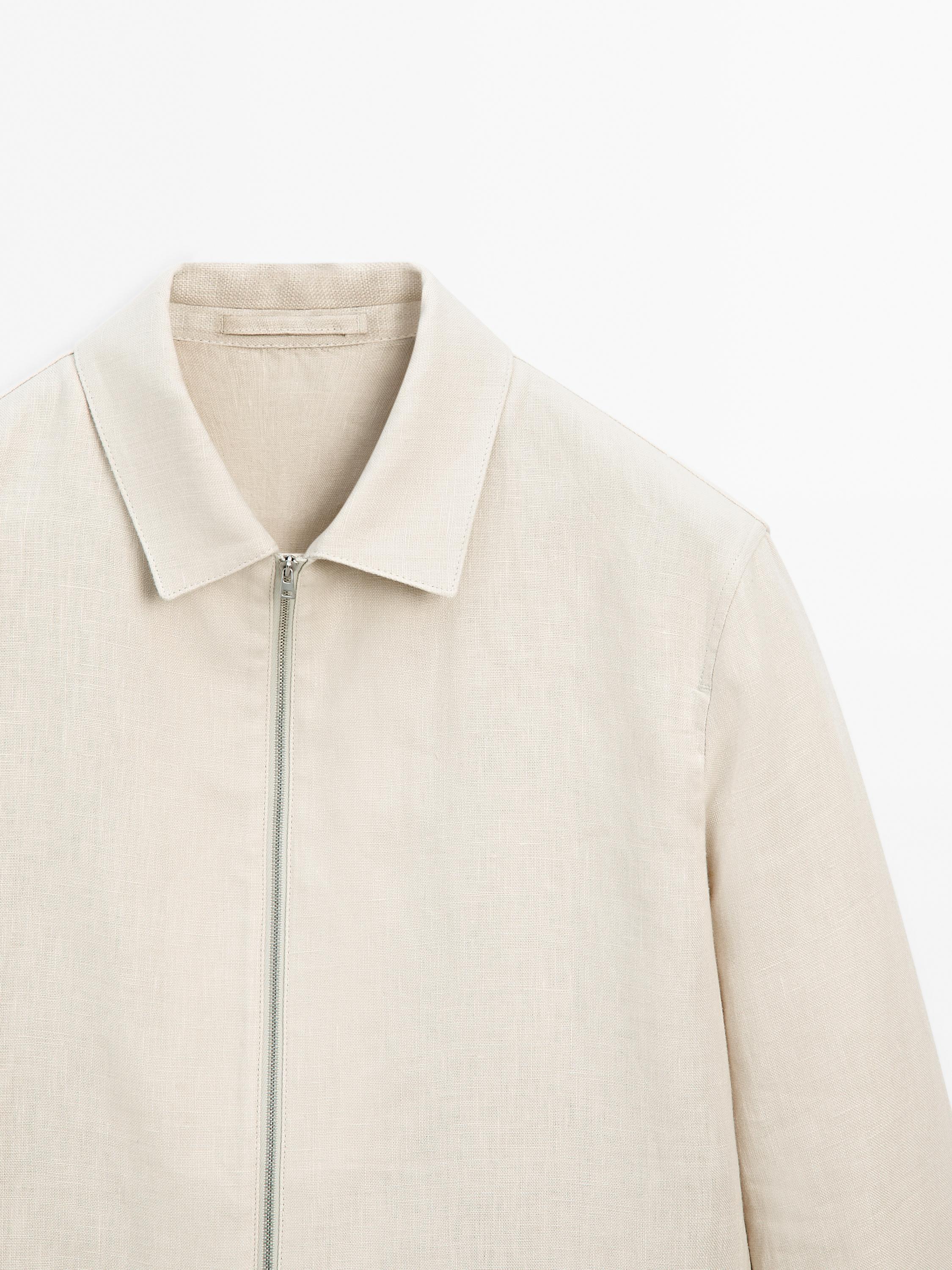 100% linen lightweight jacket