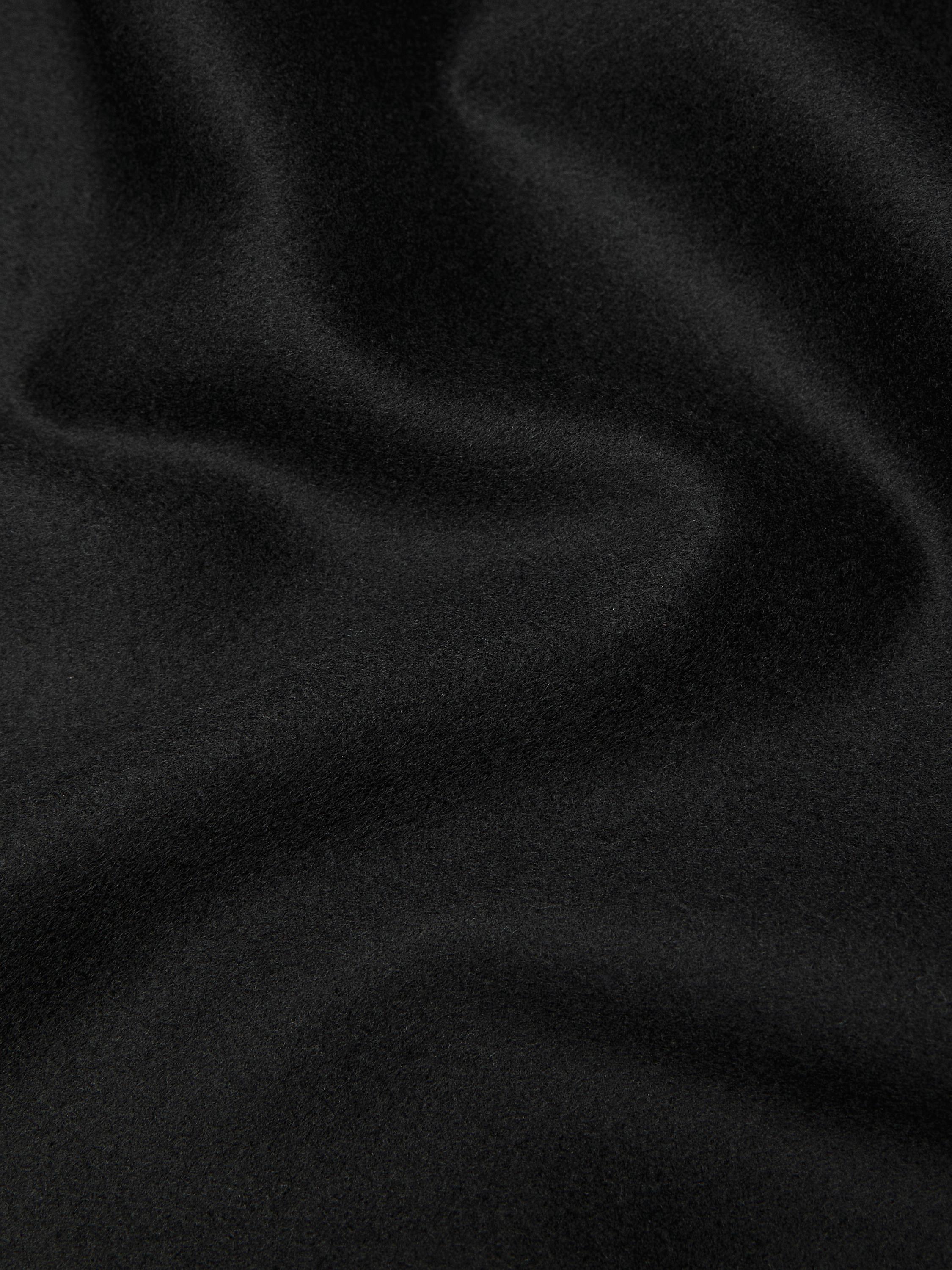 Cape maille franges avec laine