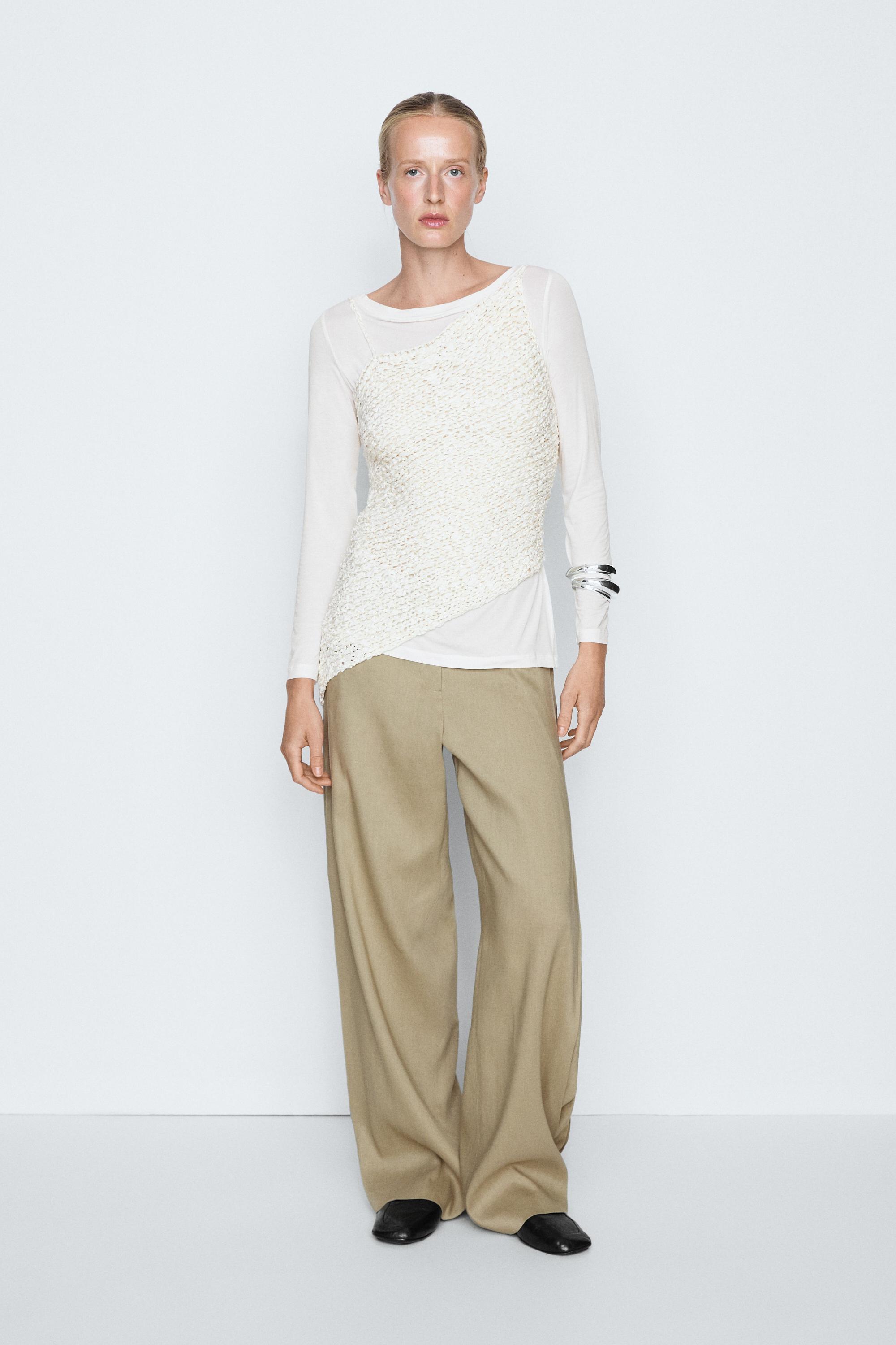 Asymmetrisches Netz-Top - STUDIO