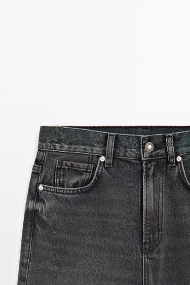 High-waist wide-leg jeans — GREY 4