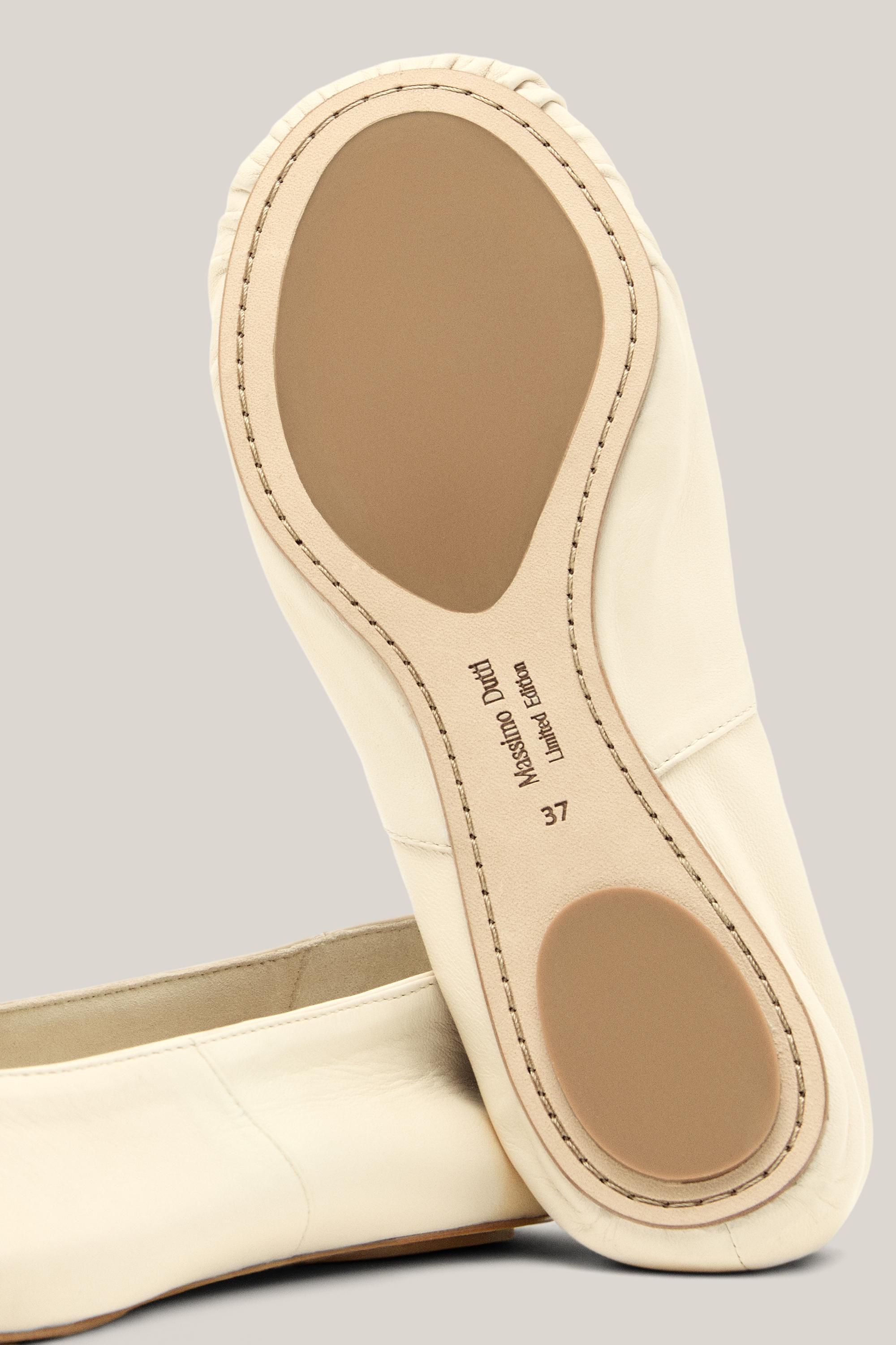 Soft leather ballet flats - Limited Edition — Vanilla