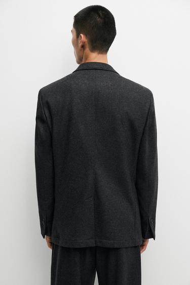 100% wool suit blazer — GREY 5
