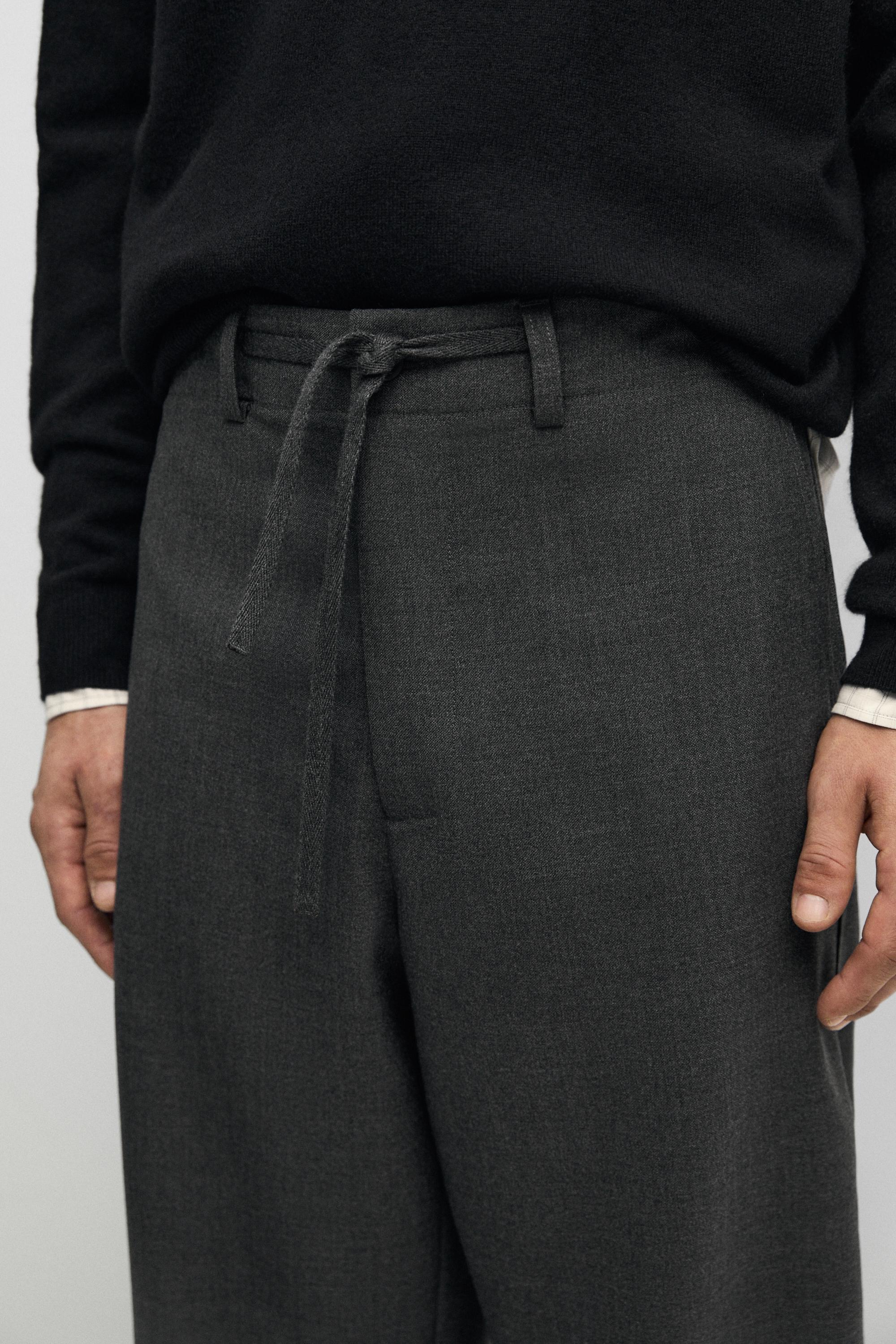 100% Cool Wool Pants — GREY