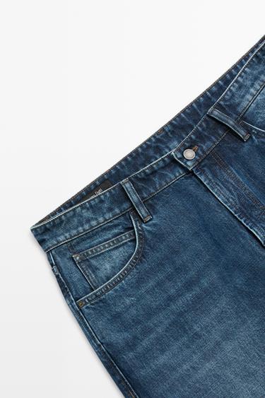 Tapered fit jeans — DARK BLUE 4