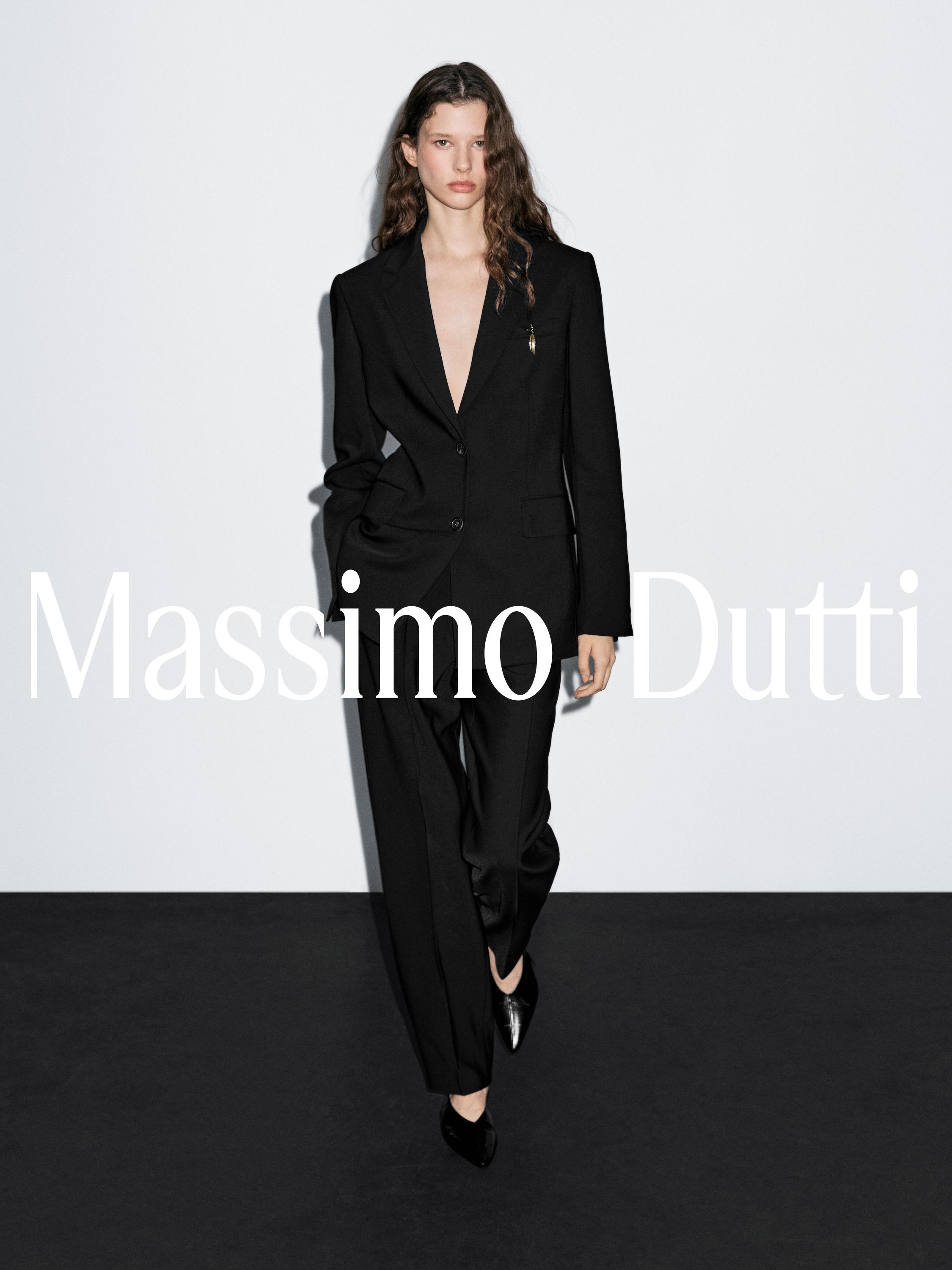 Two-button crepe blazer