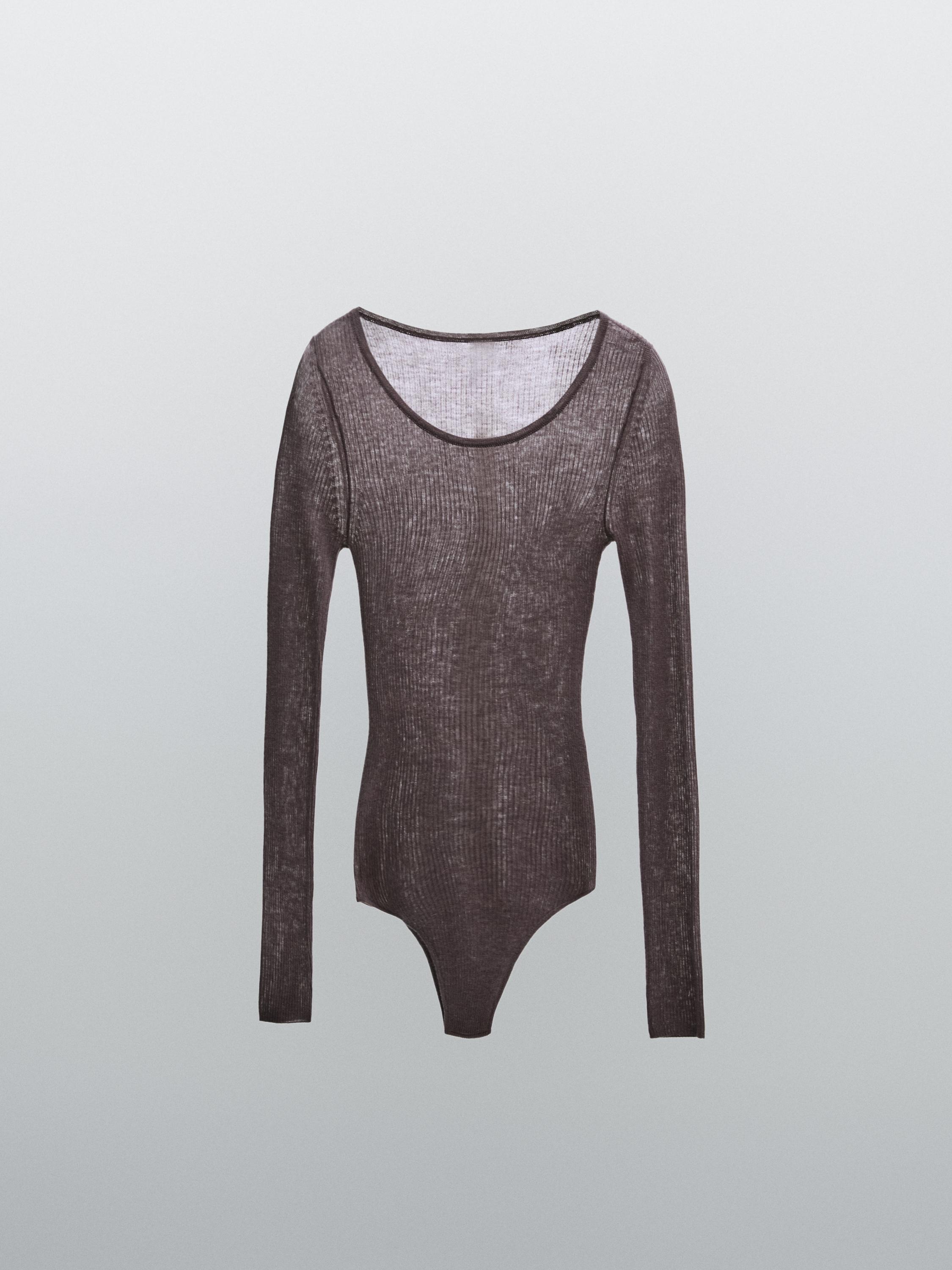 Body semitransparente 100% lana - STUDIO