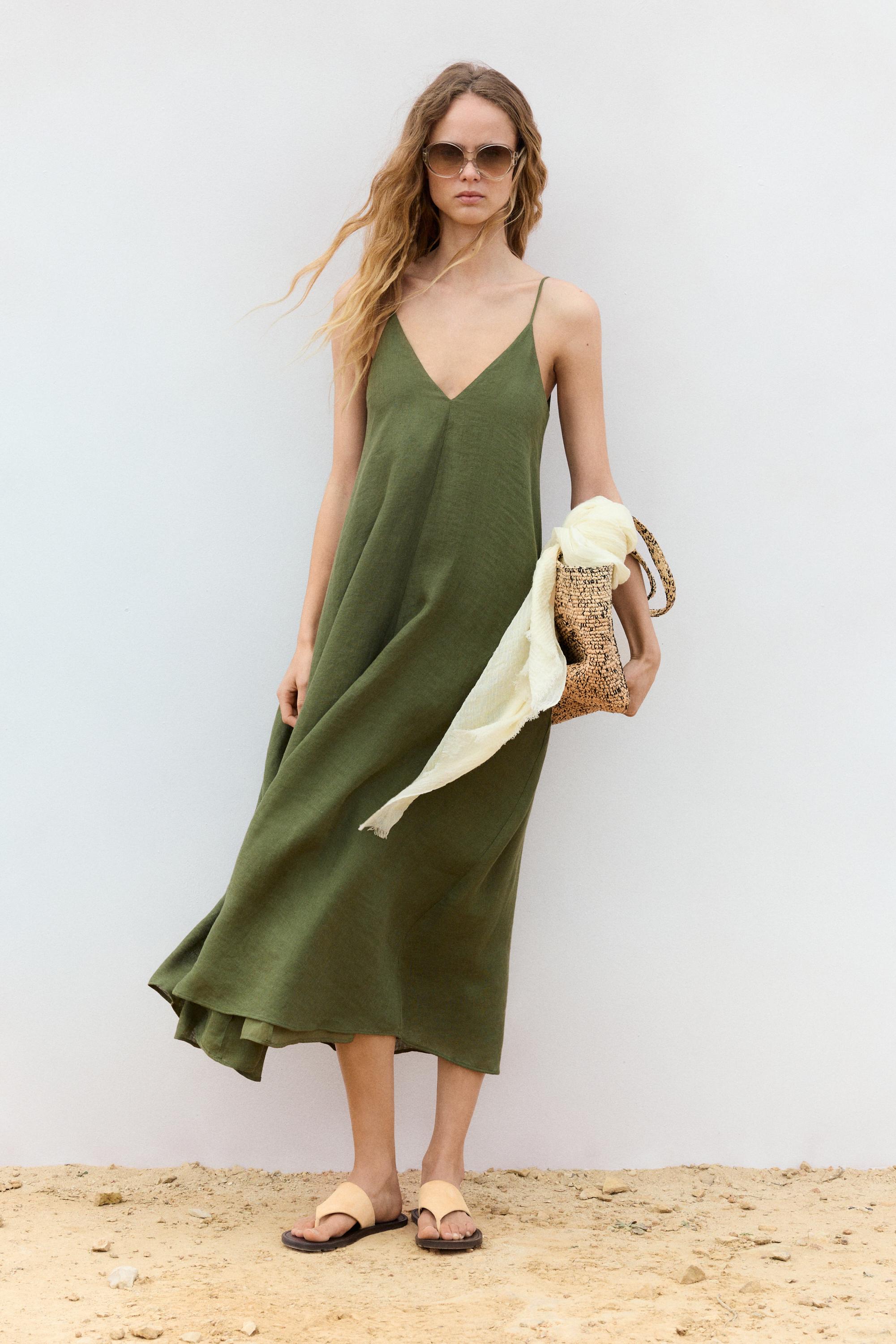Wedge heel mules — BEIGE