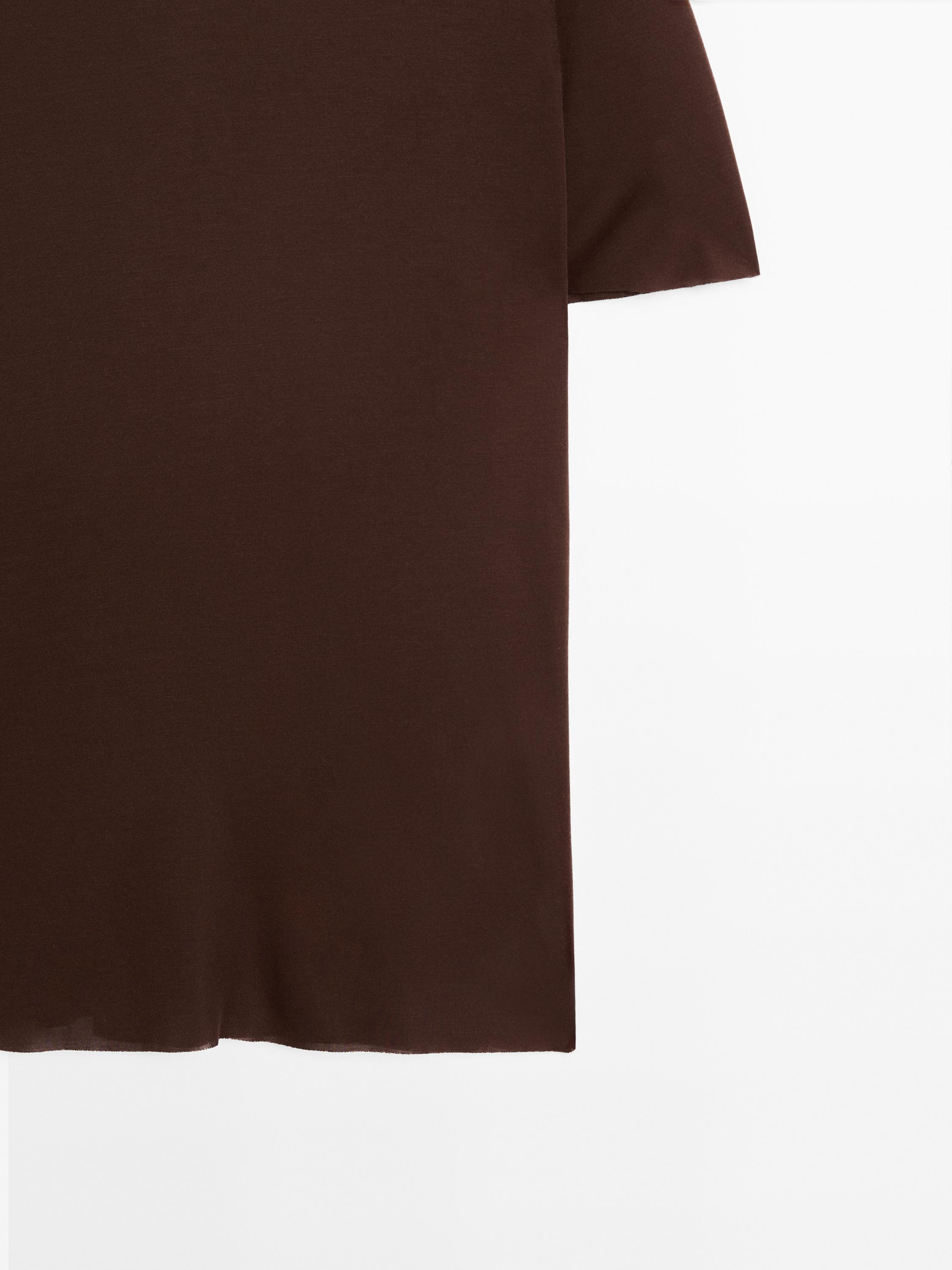 Flowing short sleeve T-shirt