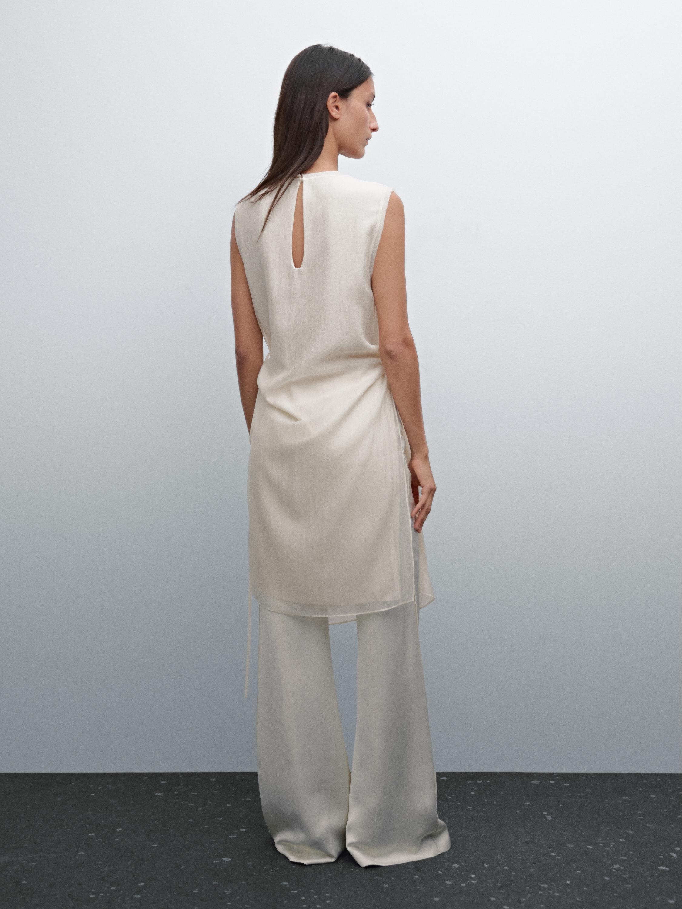 Tunic top with embroidered details