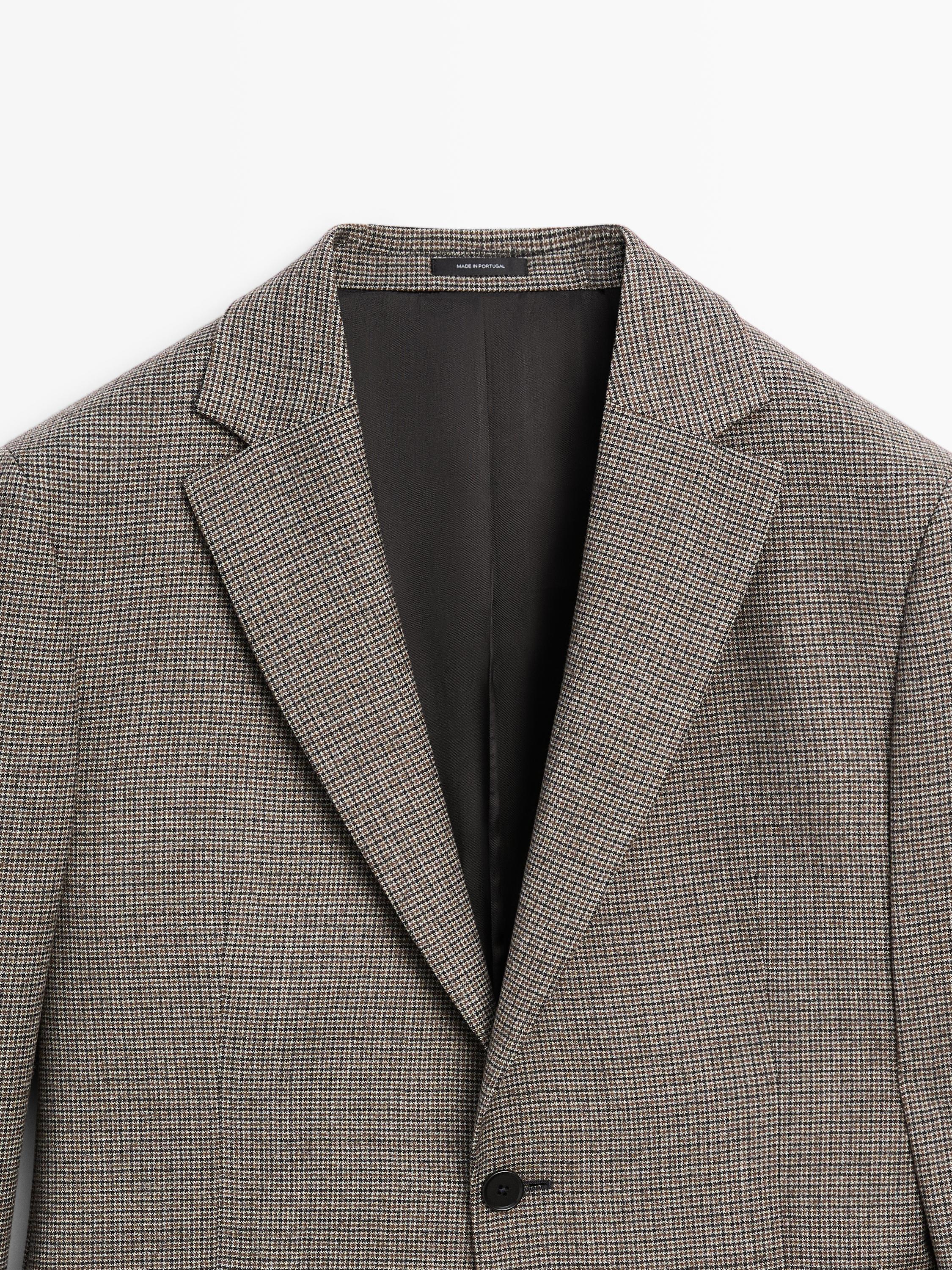 Blazer pied-de-poule