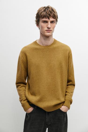 Cashmere round neck knit sweater — OCHRE 3