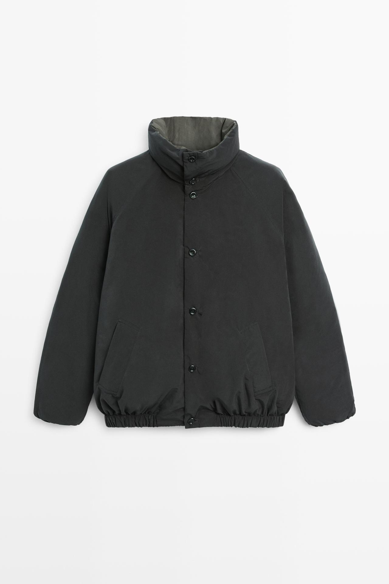 Reversible down jacket — BROWN