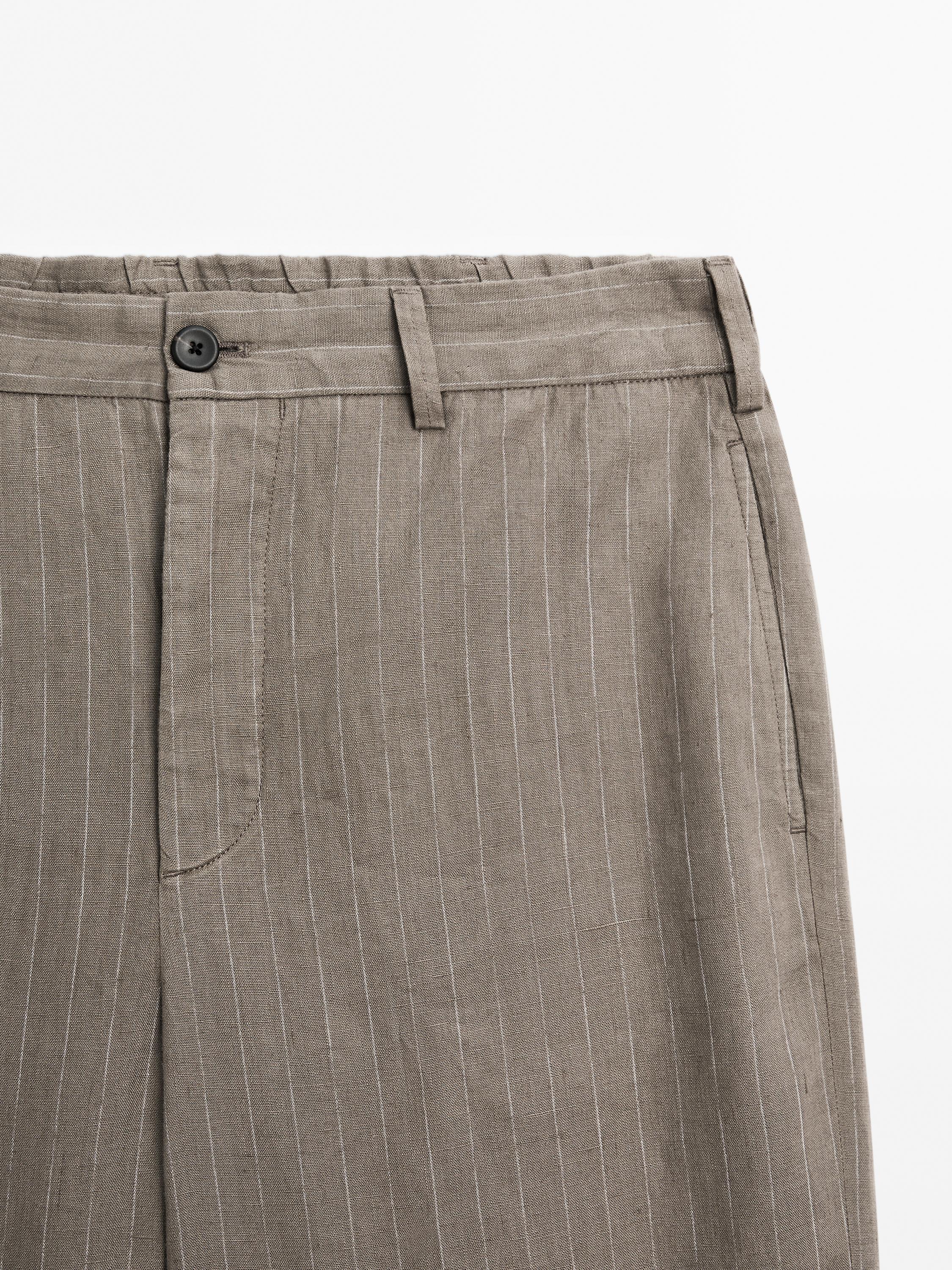 Pantalons ratlles 100% lli