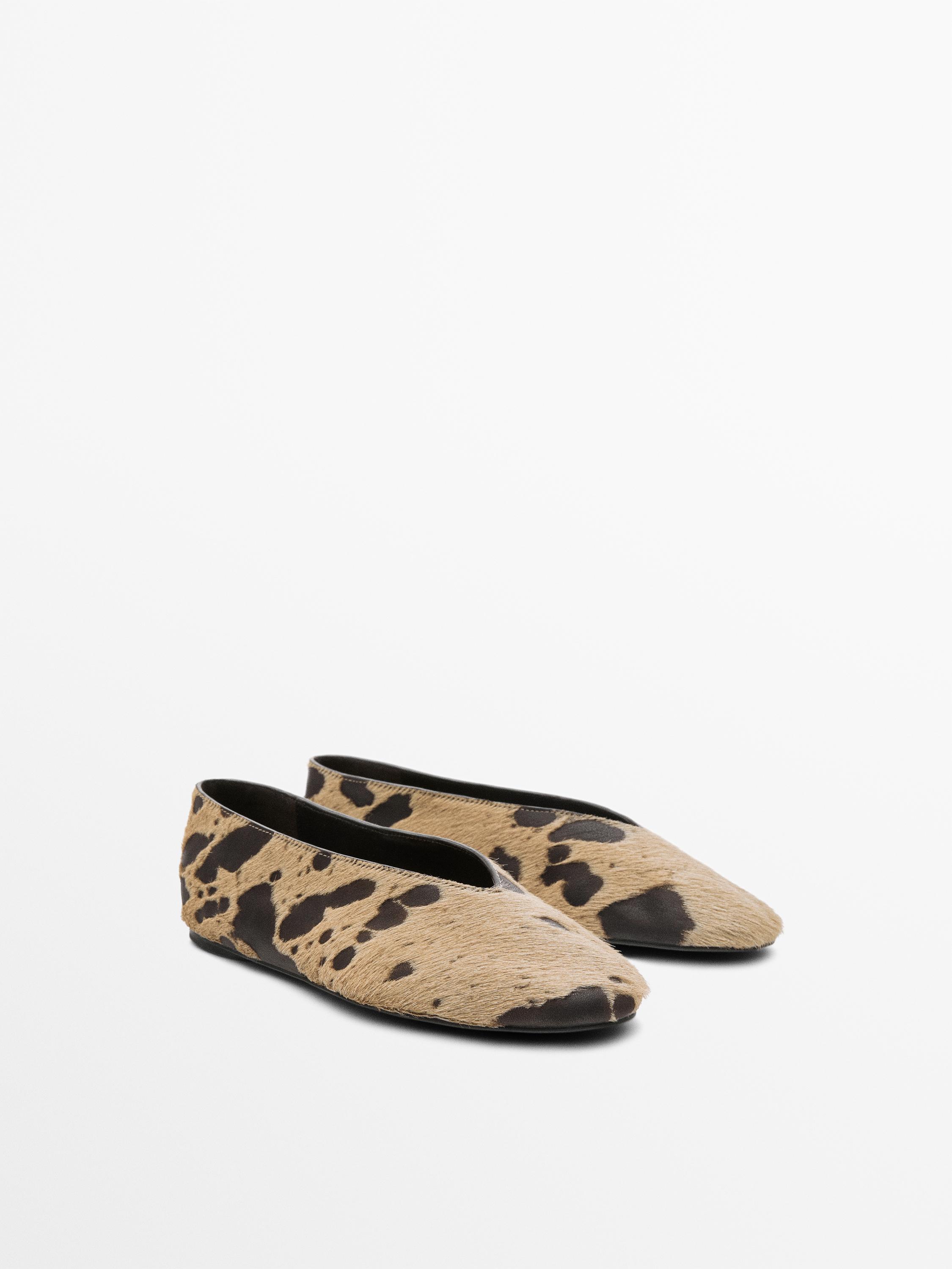 Balerini cu animal print