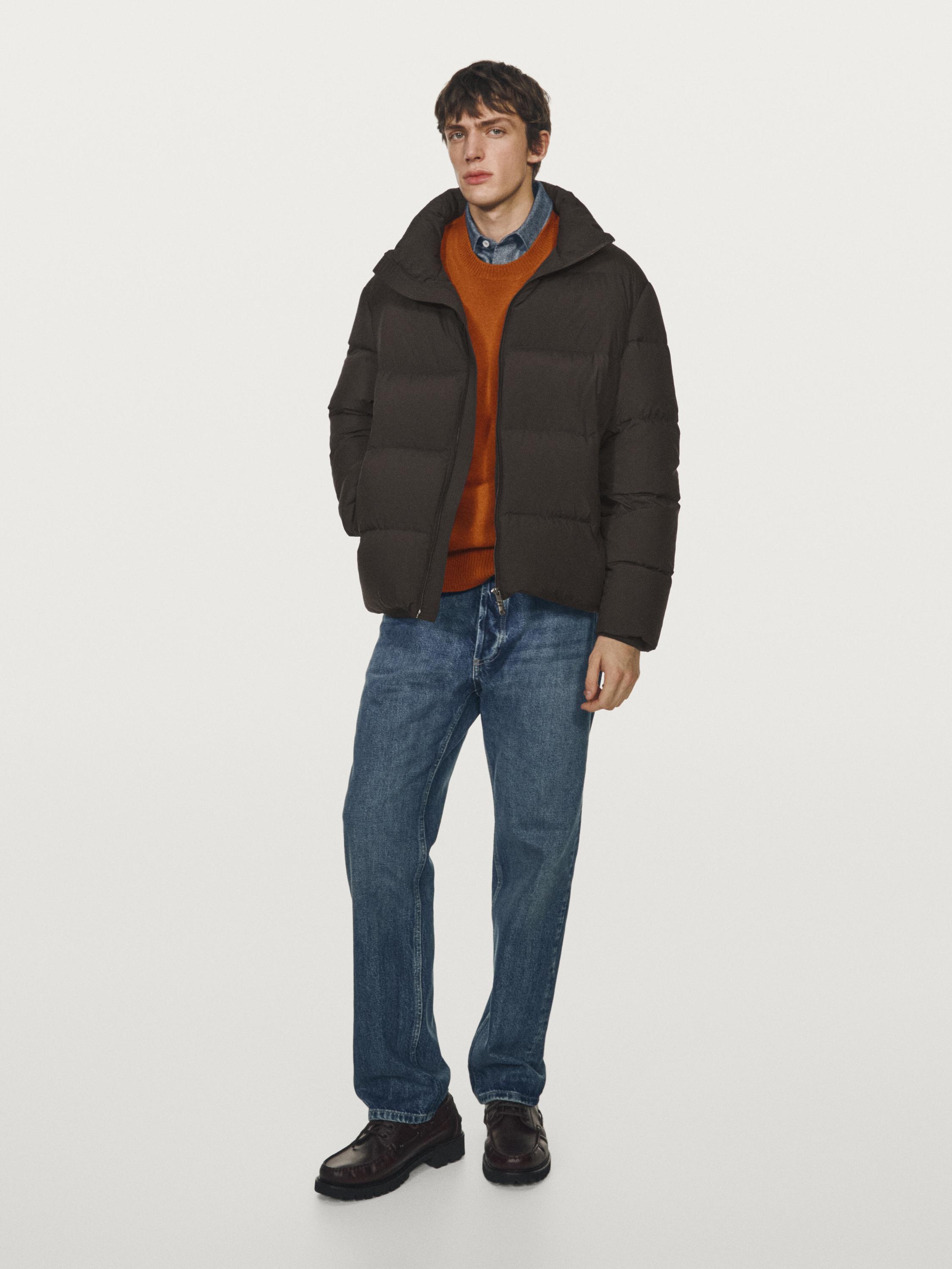 Wasserabweisende Steppjacke mit Kapuze