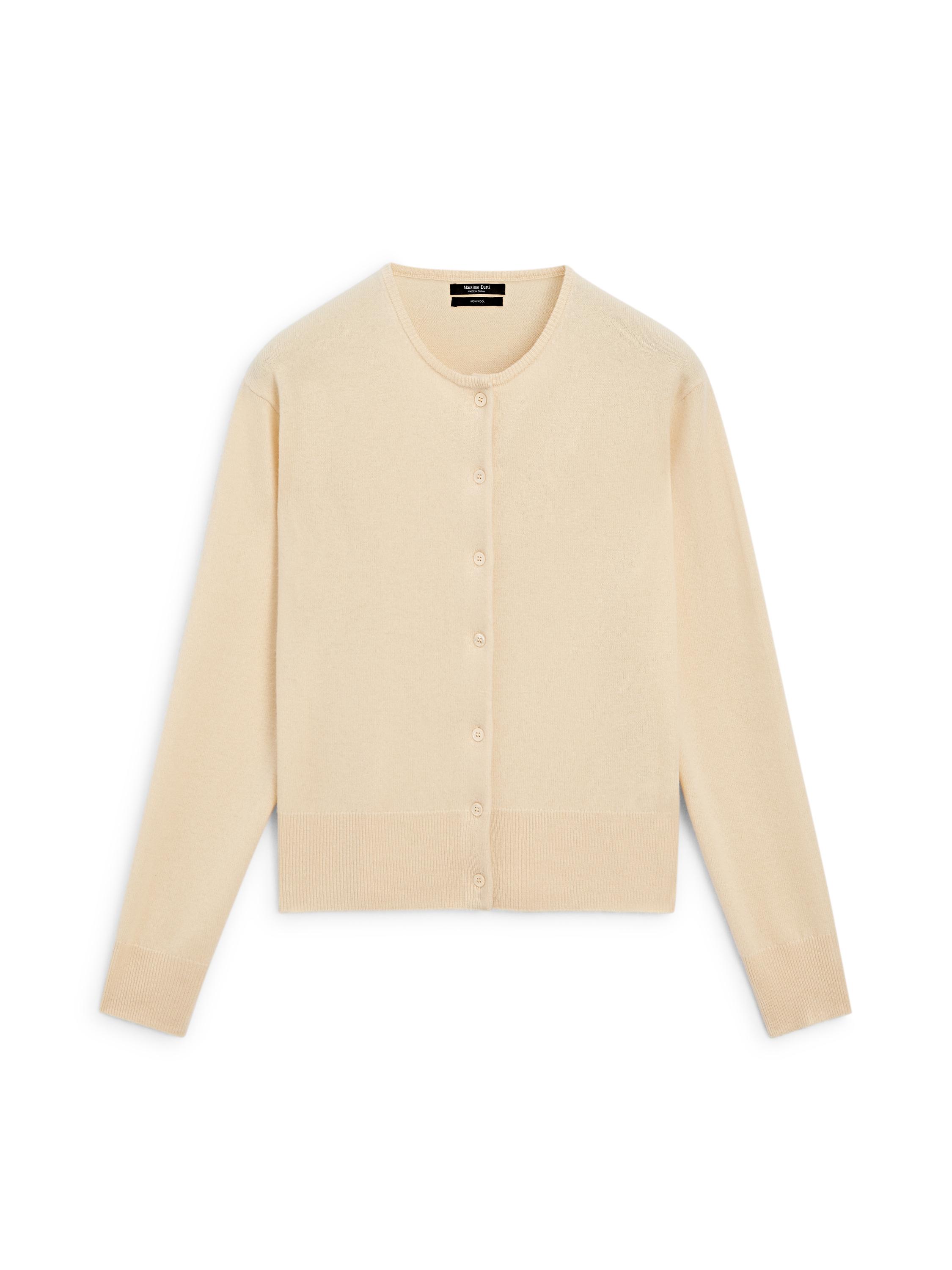 Yünlü bisiklet yaka triko hırka