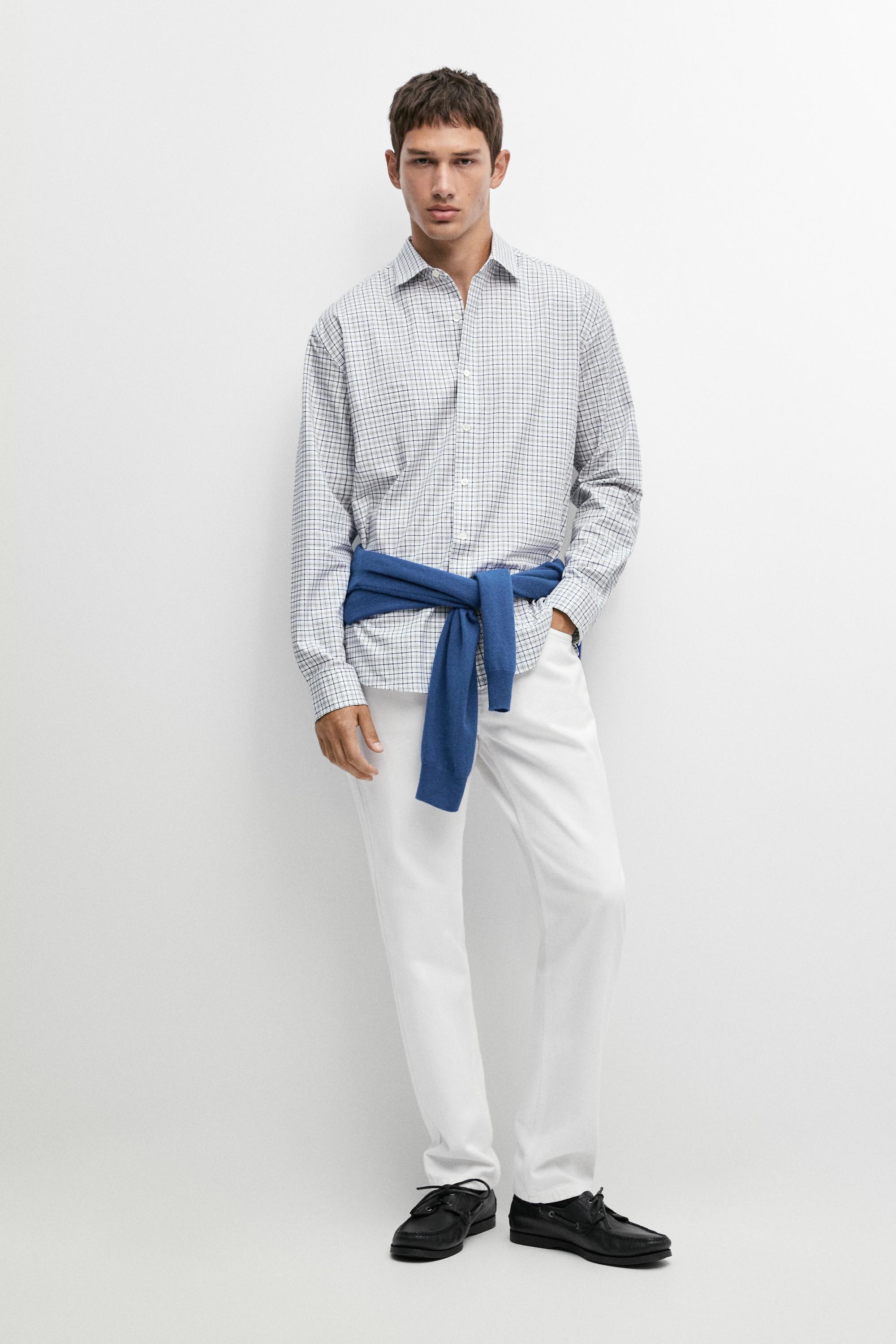 100% cotton regular fit check shirt