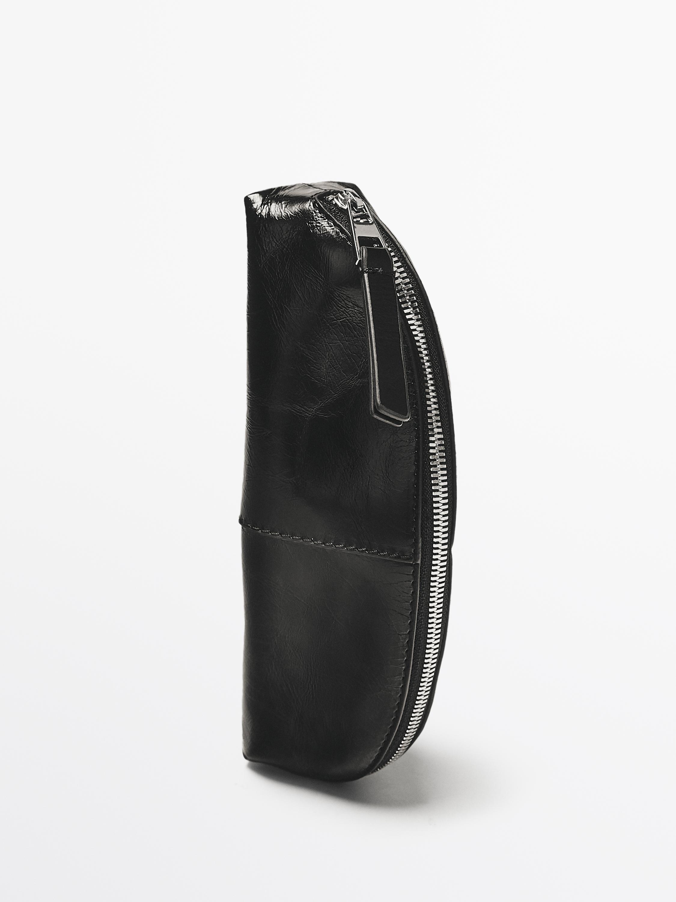 Nappa leather toiletry bag