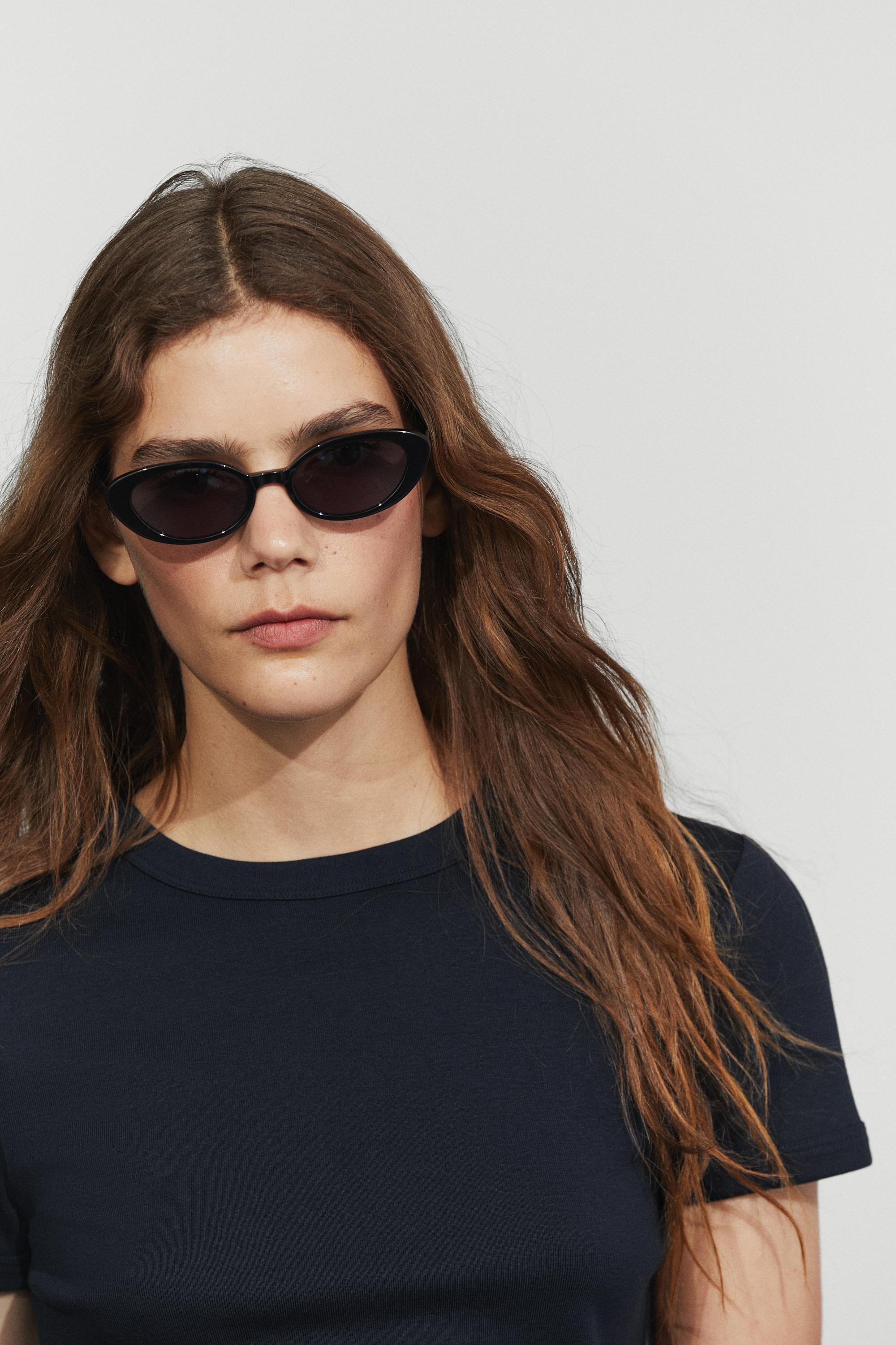 Ribbed short sleeve T-shirt — NAVY BLUE