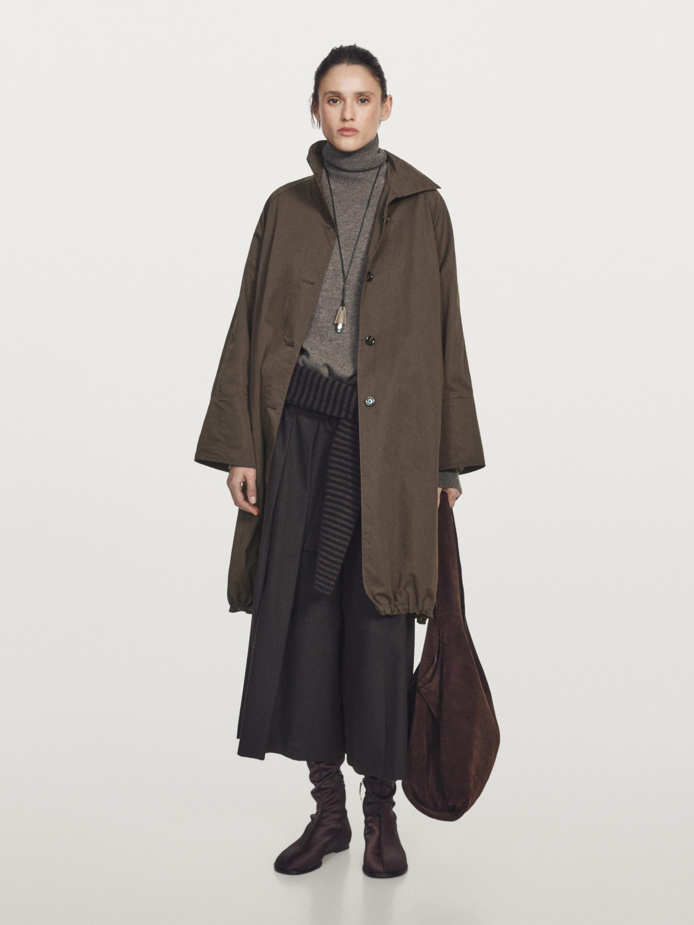 Long parka with detachable gilet
