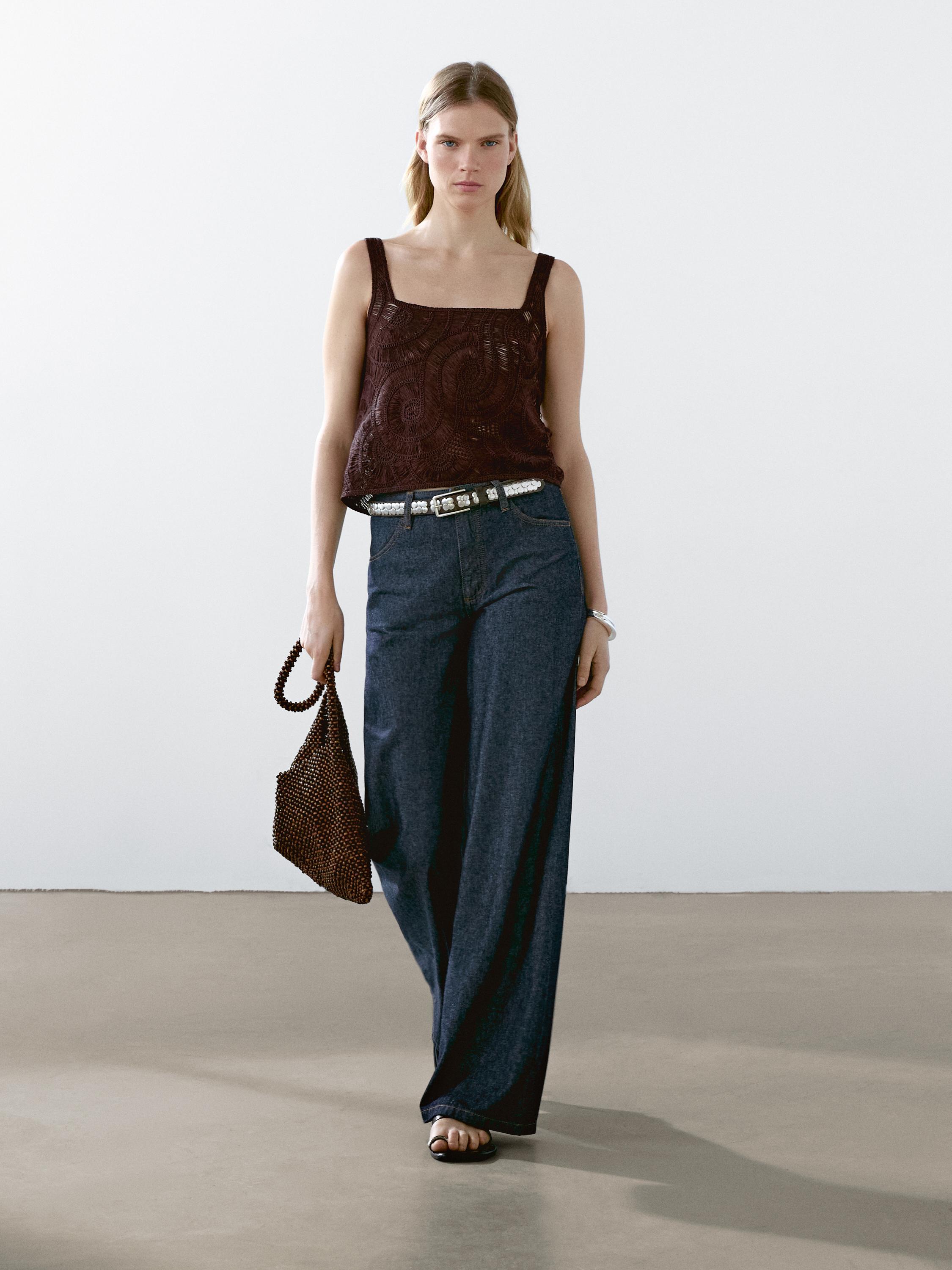 Top punto crochet
