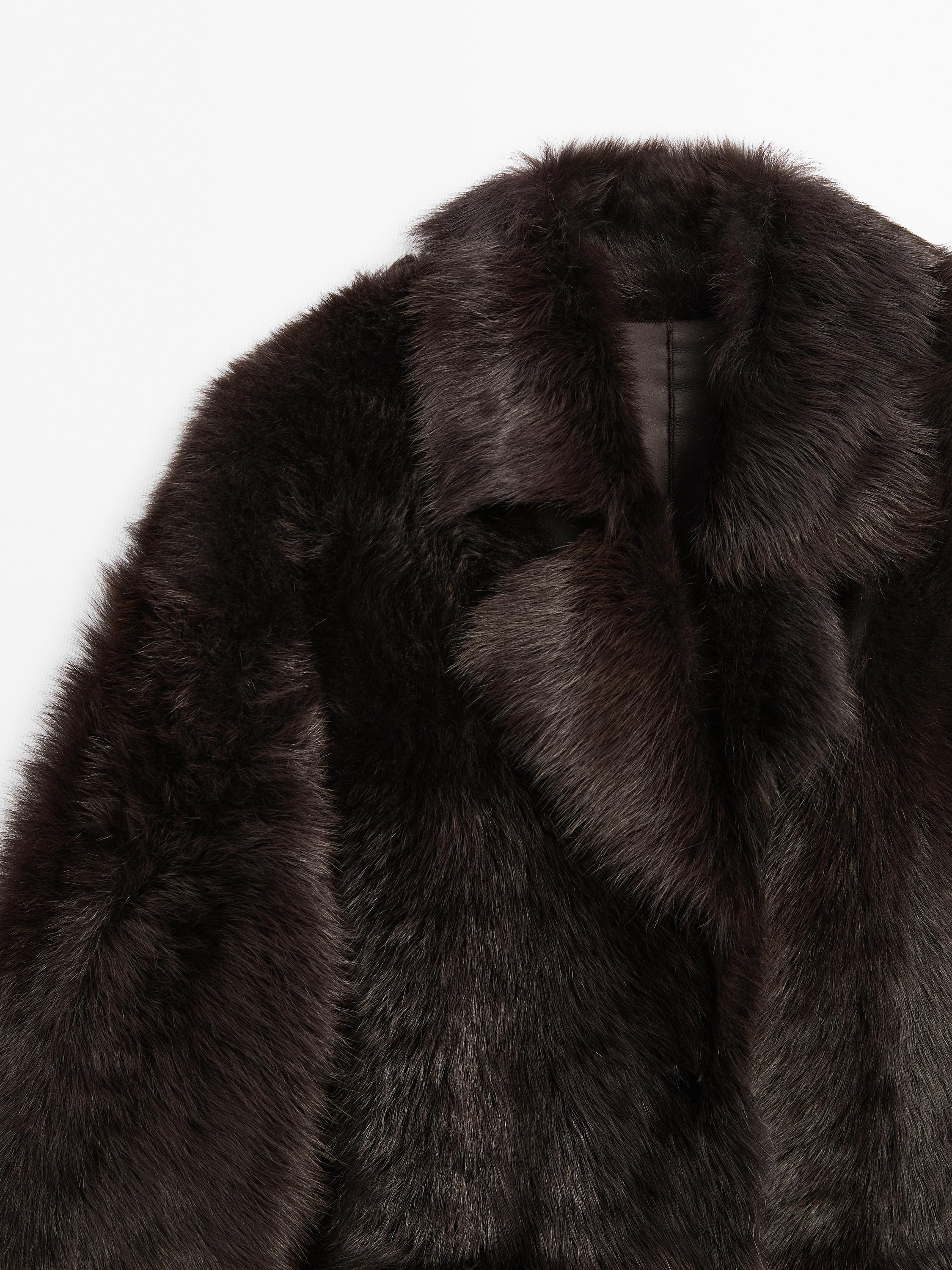 Long Tuscan leather coat