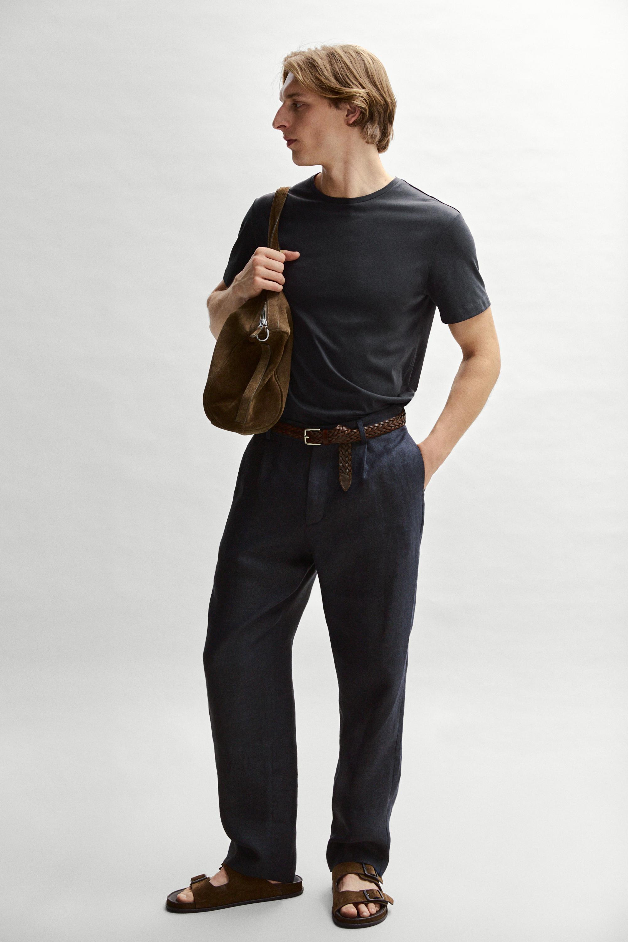 100% cotton short-sleeve T-shirt — LEAD