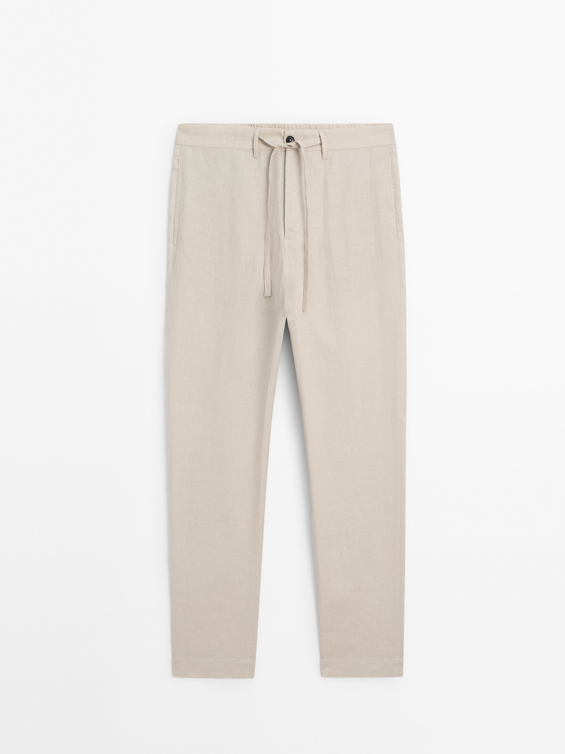 Pantalón conjunto 100% lino