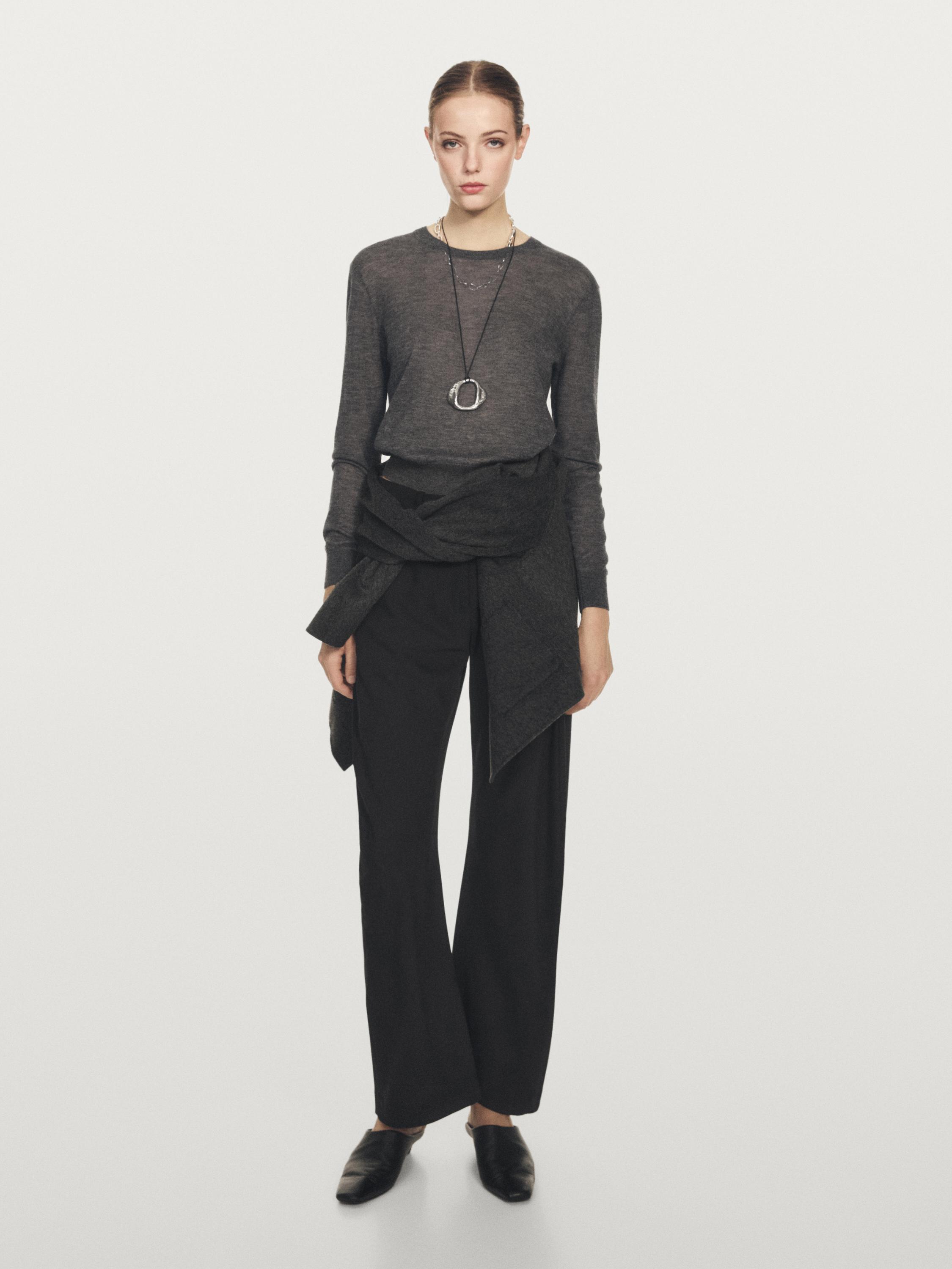 100% cashmere fine knit sweater