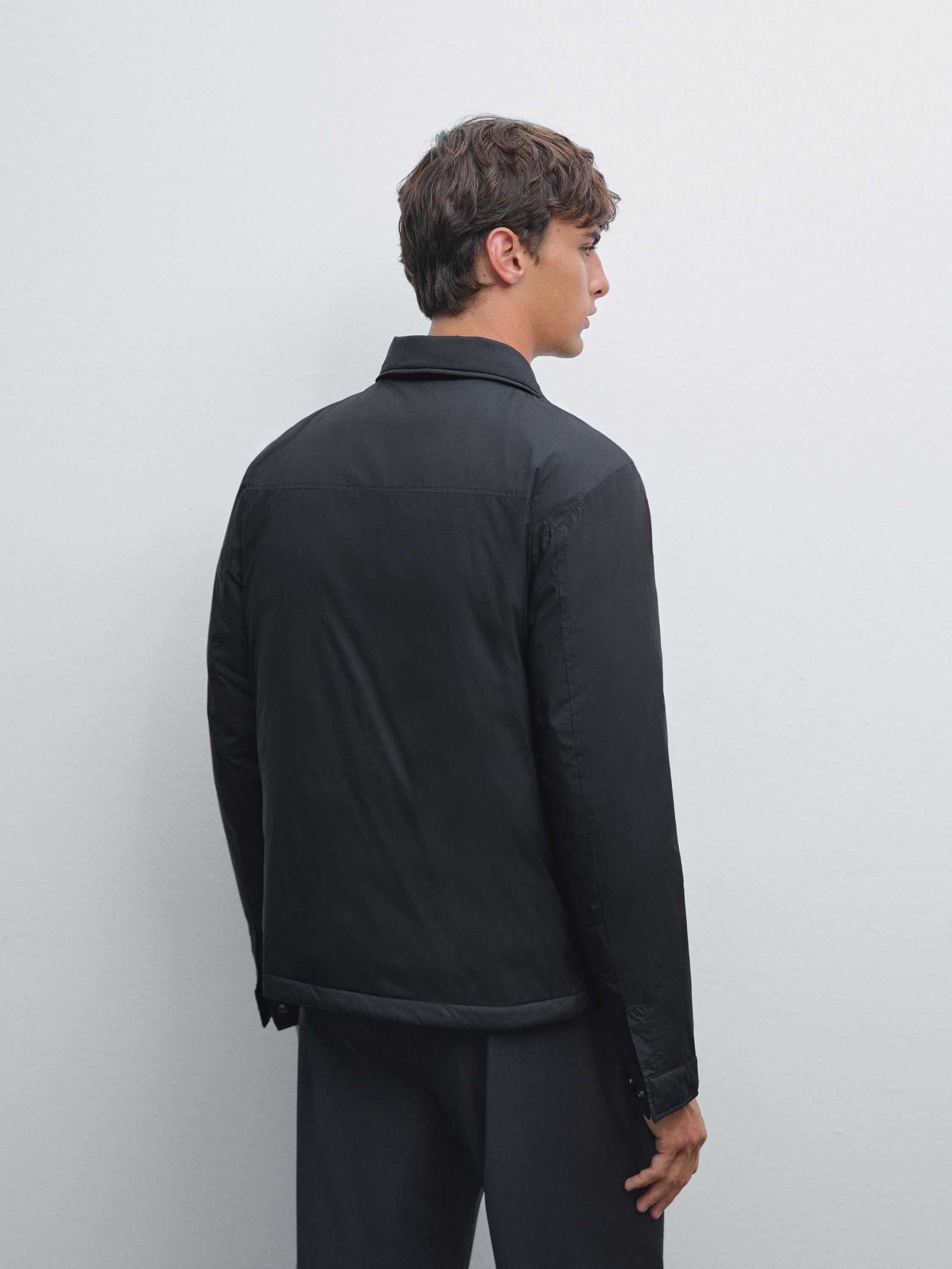 撥水輕質羽絨混紡夾克