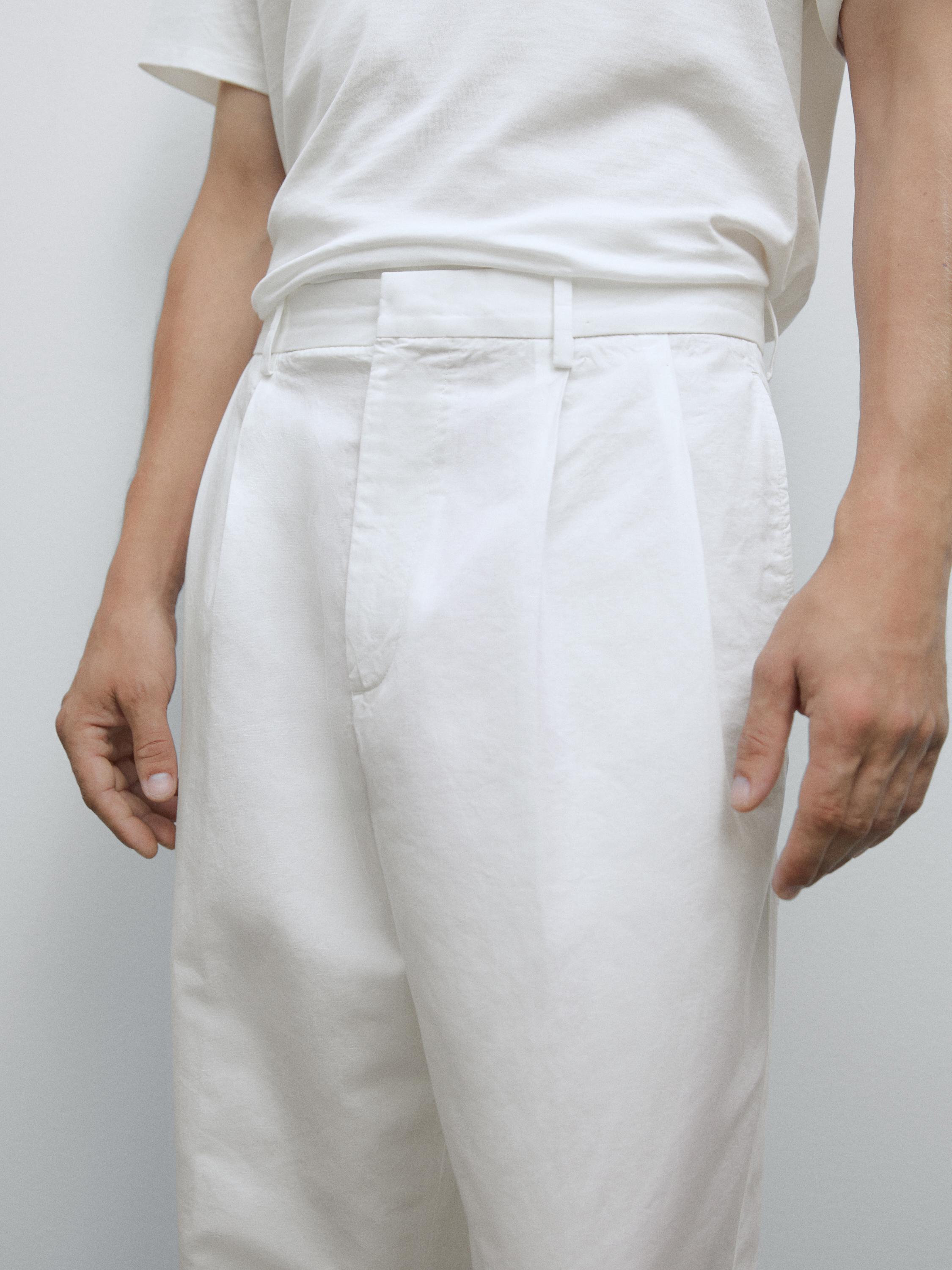 Kalhoty balloon fit s dvojitými záševky