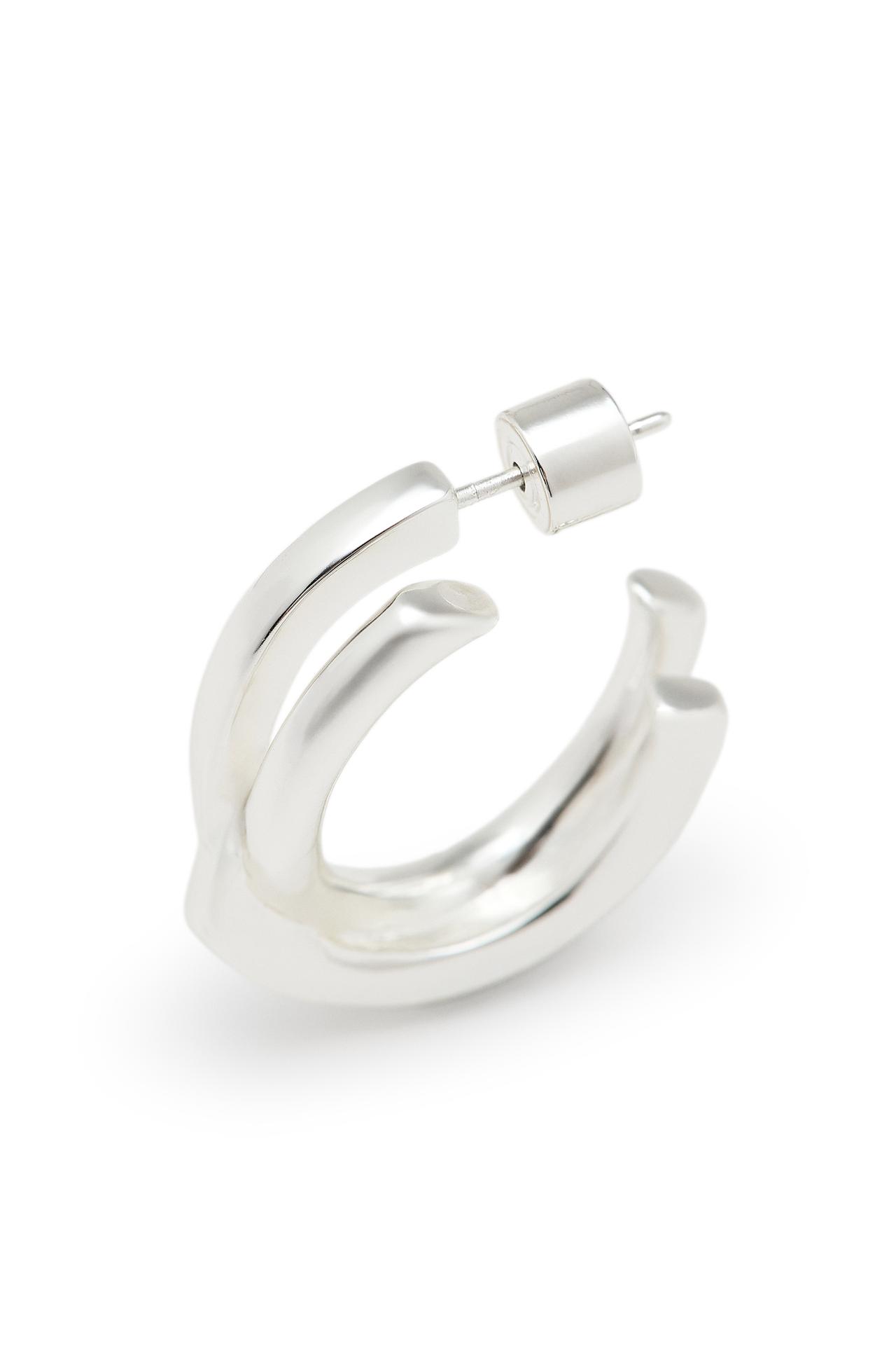 Spiral hoop earrings - Limited Edition — SILVER