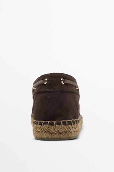 Jute sole deck shoes — BROWN 6