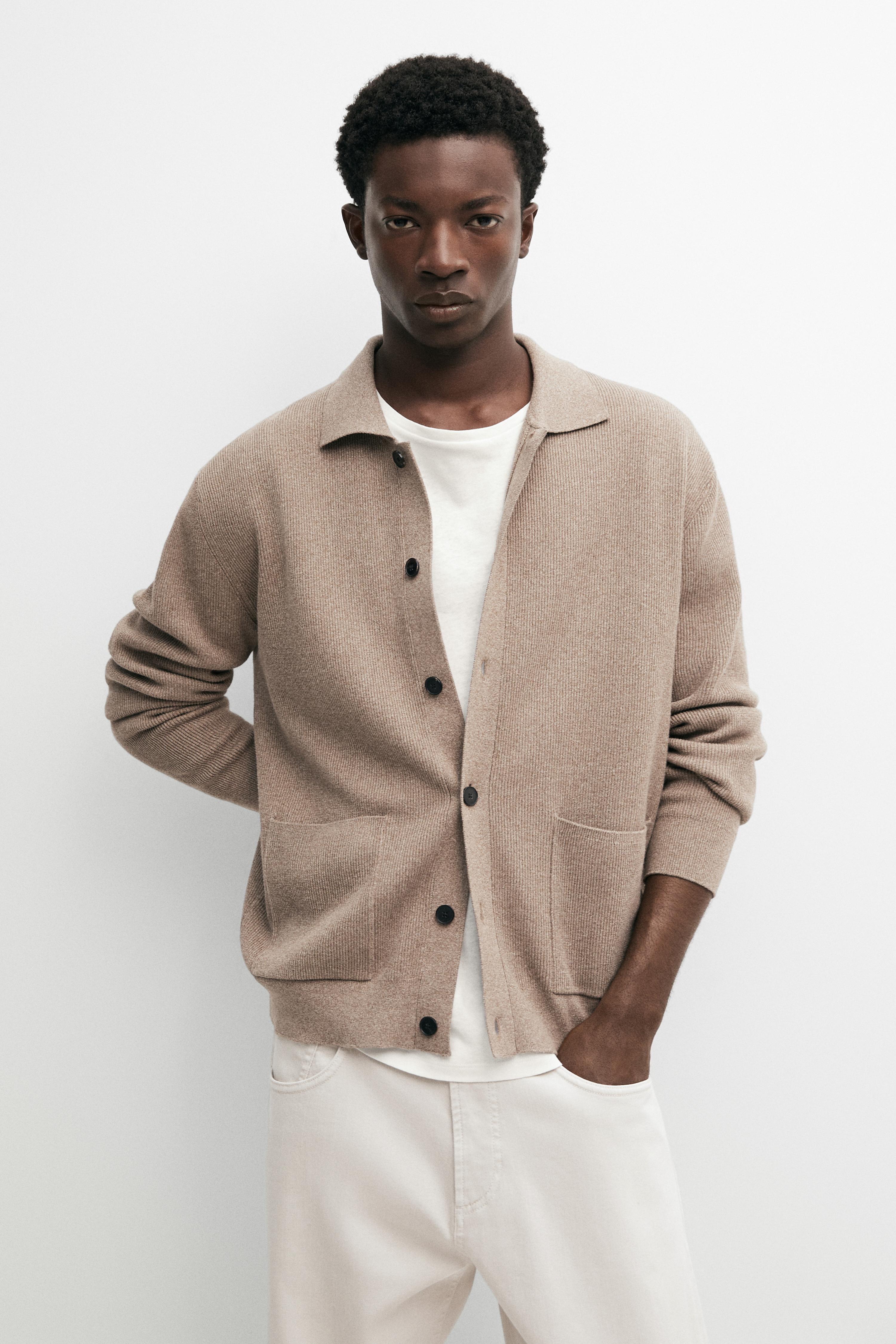 Cardigan din tricot de bumbac