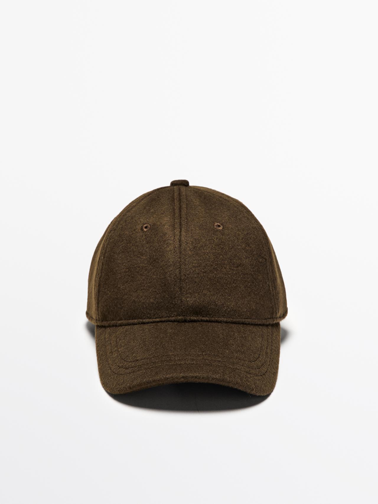 Massimo Dutti - Dames - 100% Wollen Pet - Groen - 01