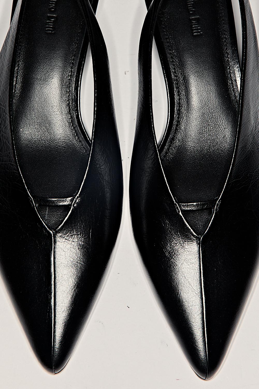 Massimo Dutti Slingback topuklu ayakkabı görsel 7