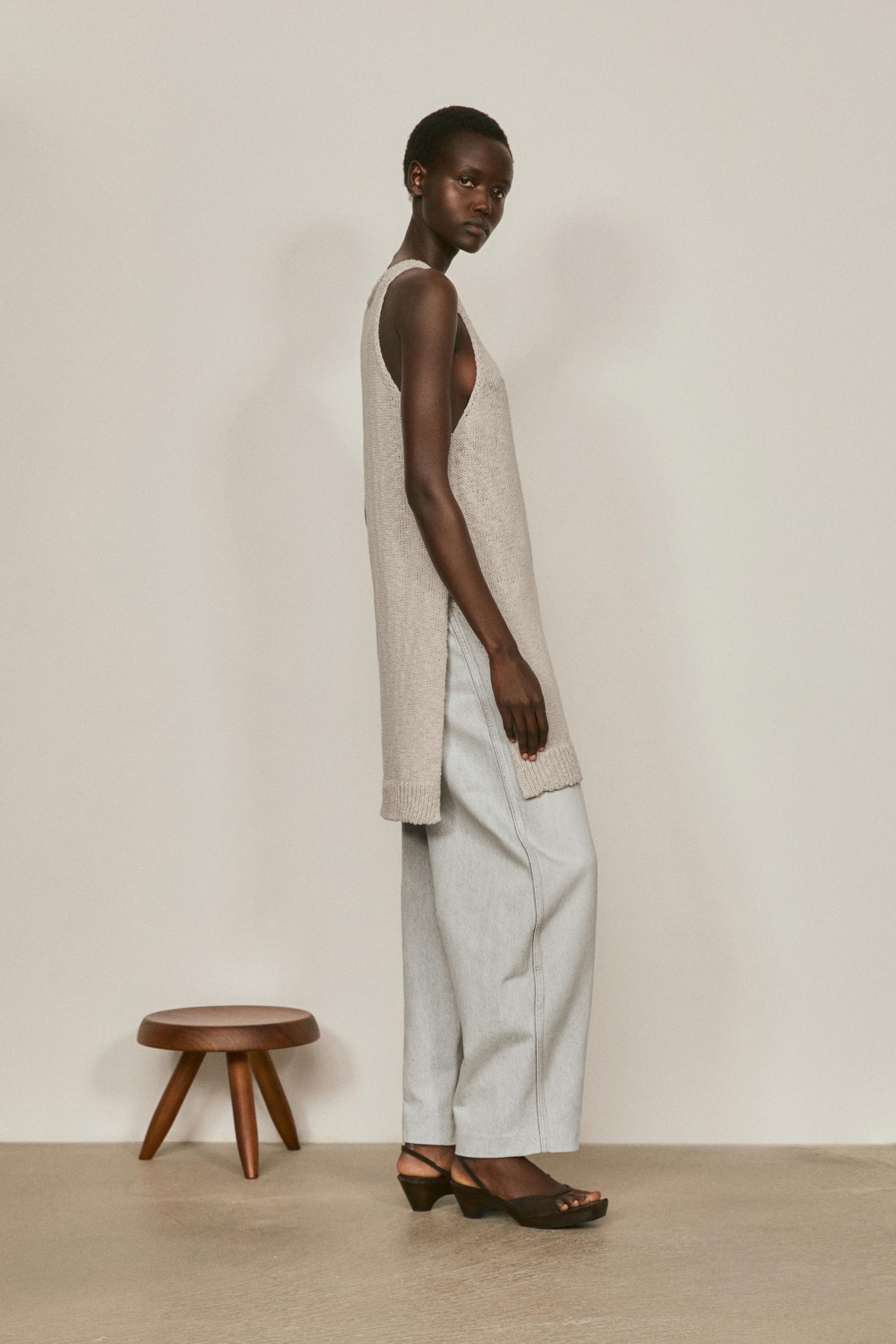 Long top with side vents - LIMITED EDITION