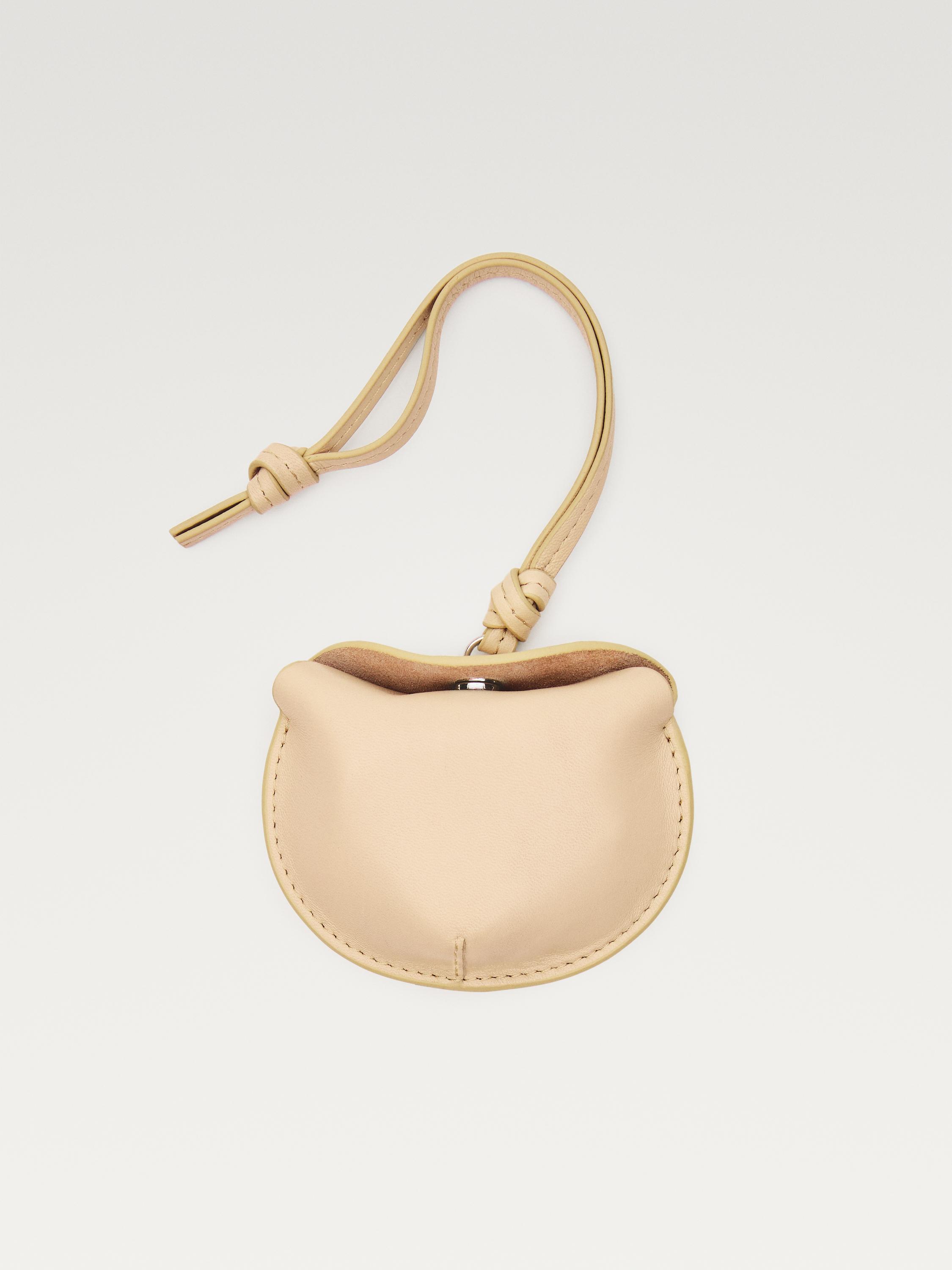 Foldable nappa leather AirPods case — Vanilla