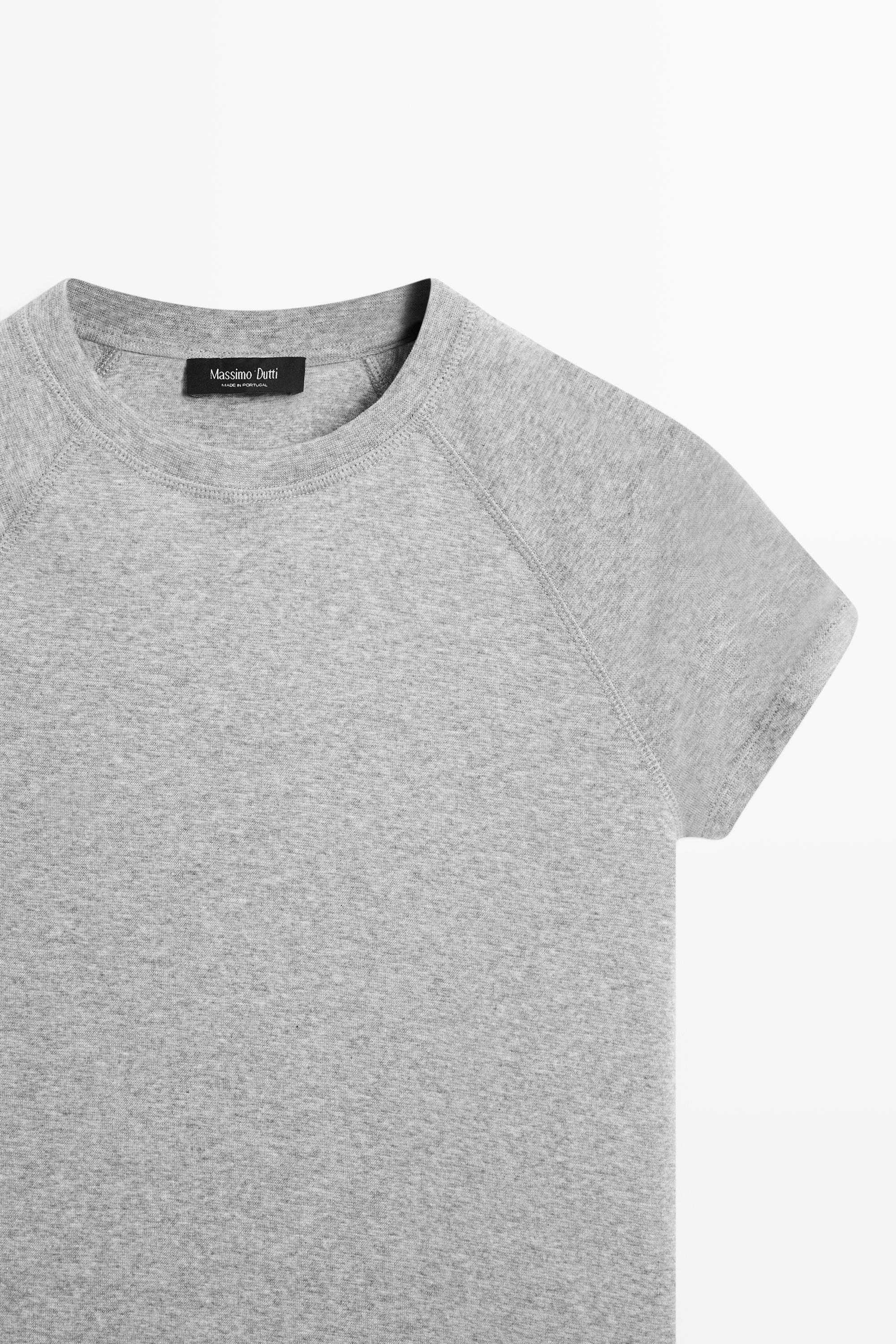 Short Sleeve Raglan T-Shirt — GREY