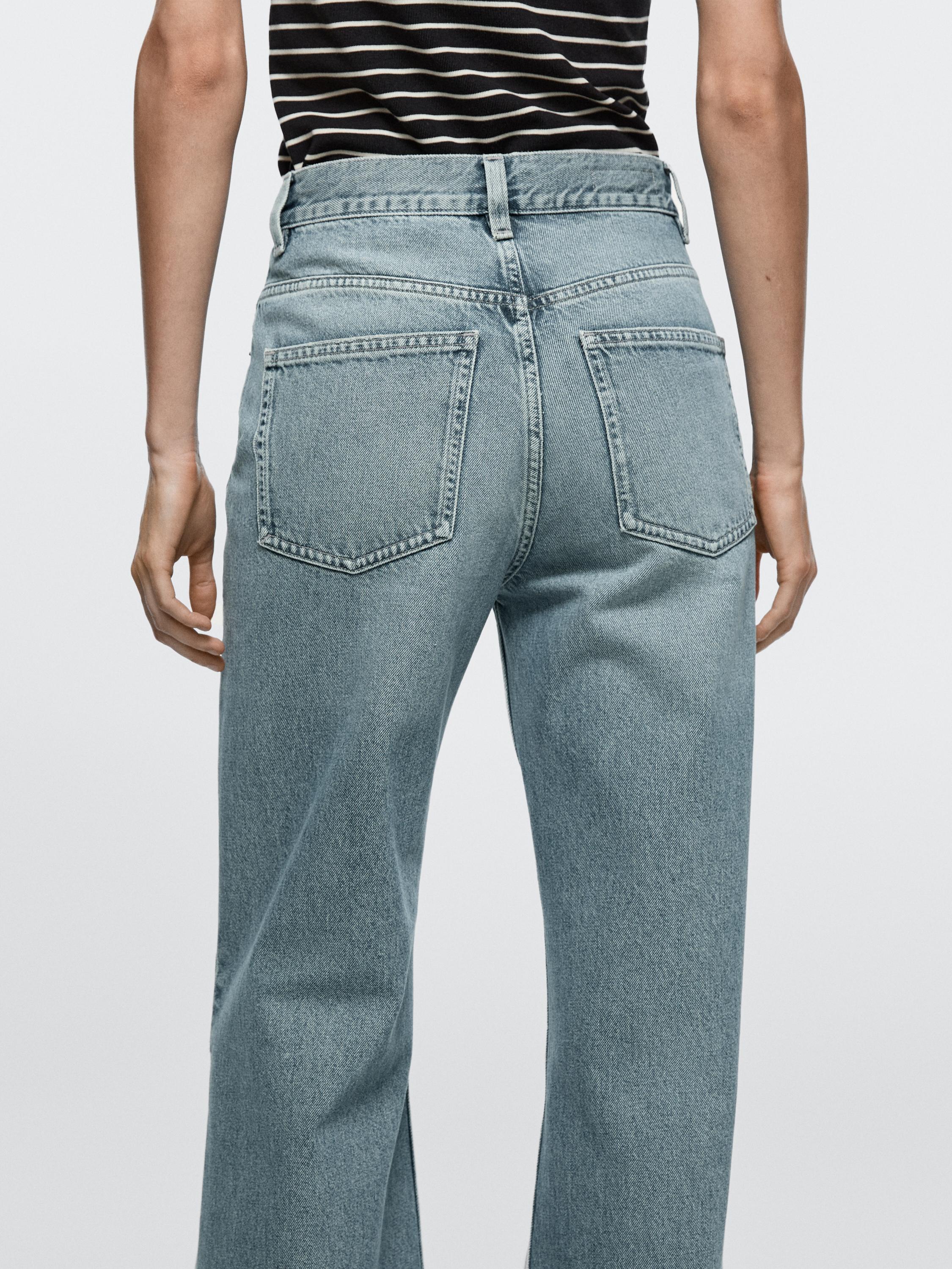 High-waist flare fit jeans — Light Blue