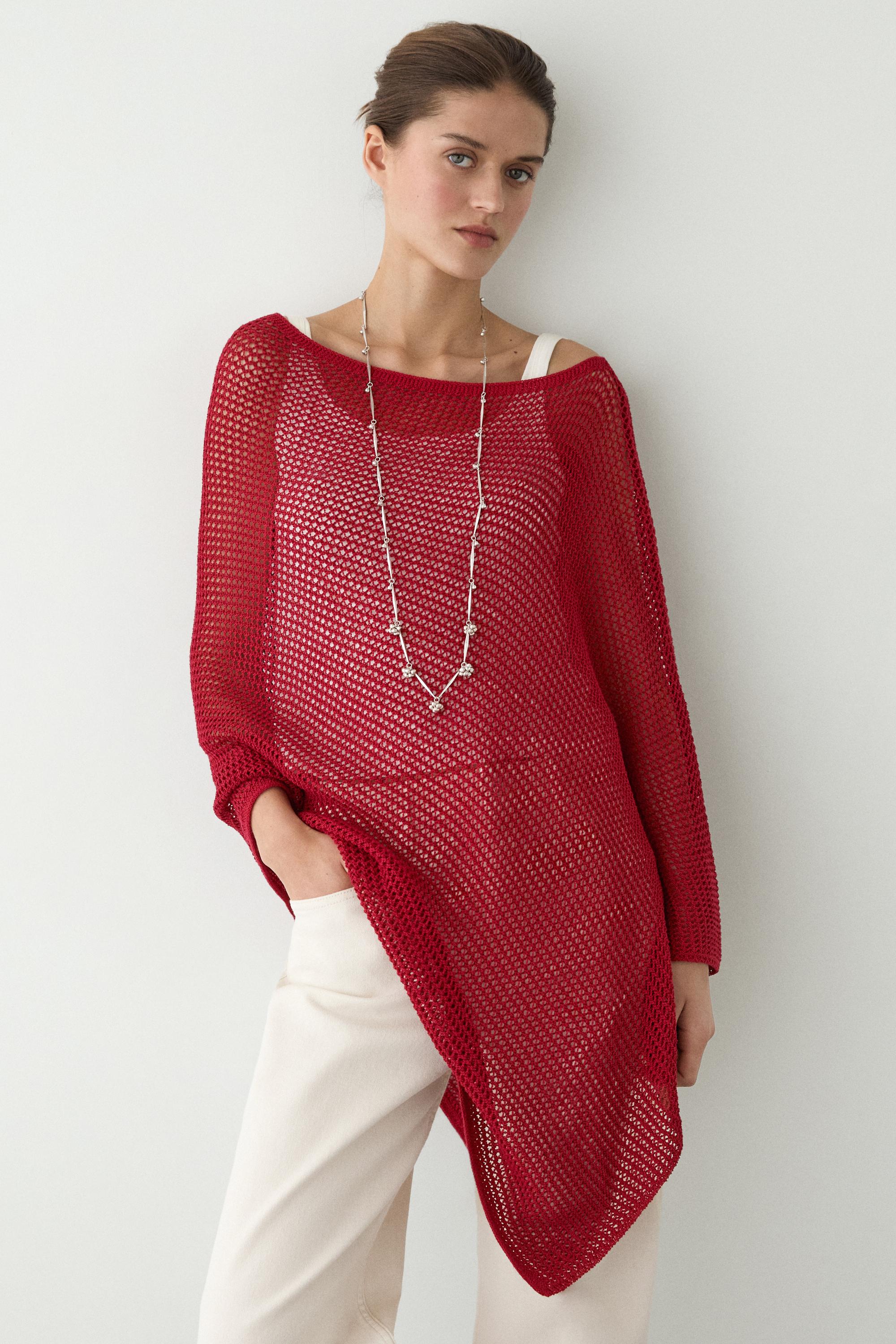 Korte katoenmix cape