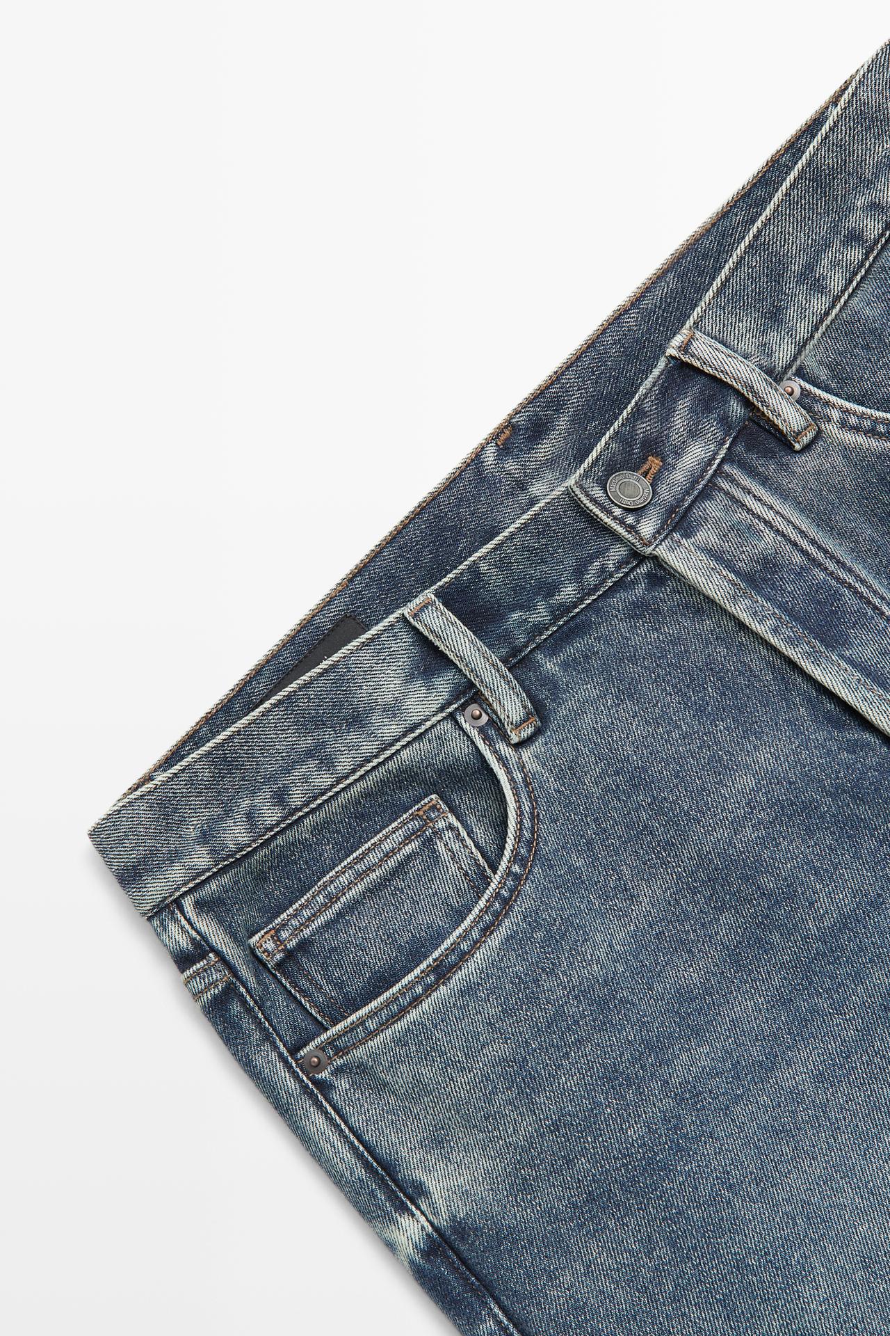 Straight-leg jeans — MEDIUM BLUE