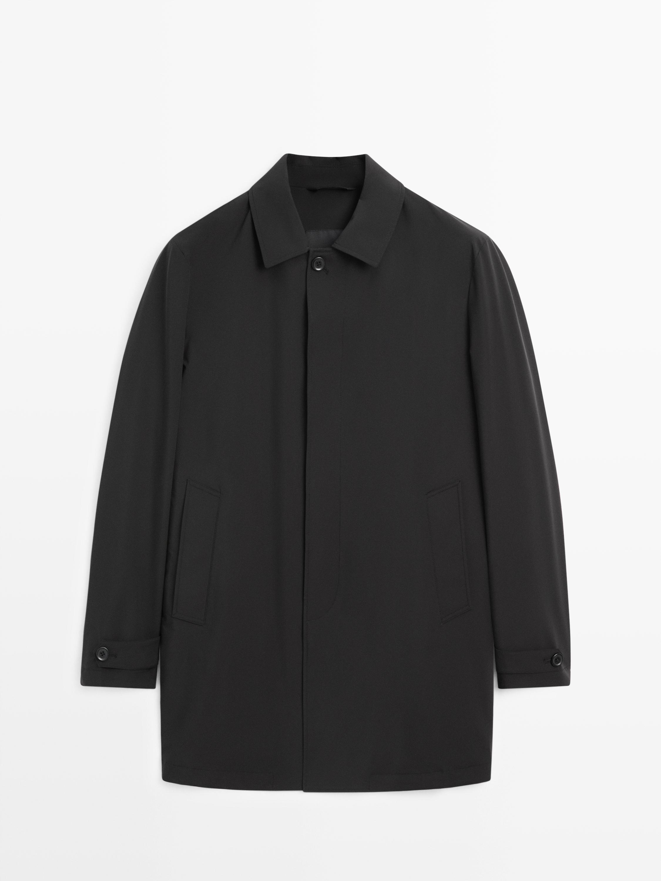 Lightweight technical fabric parka