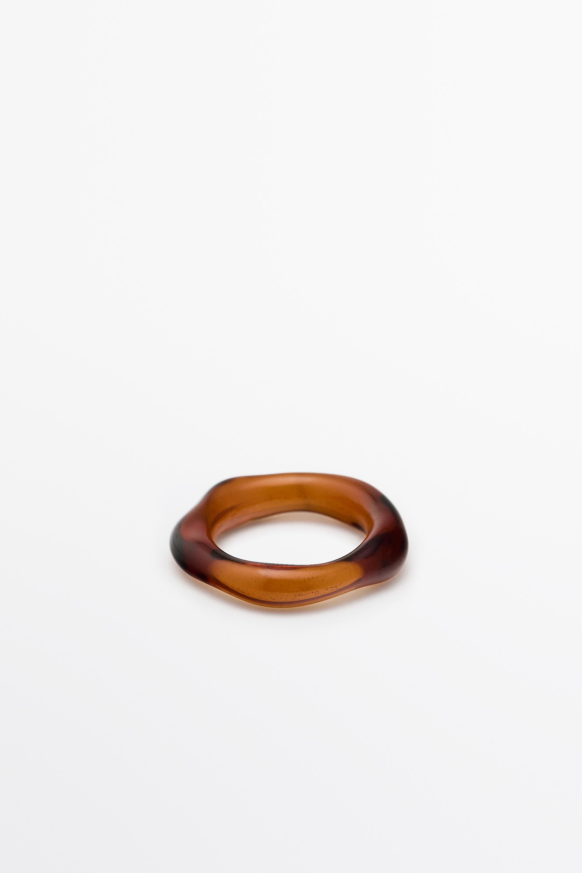 Anillo vidrio irregular