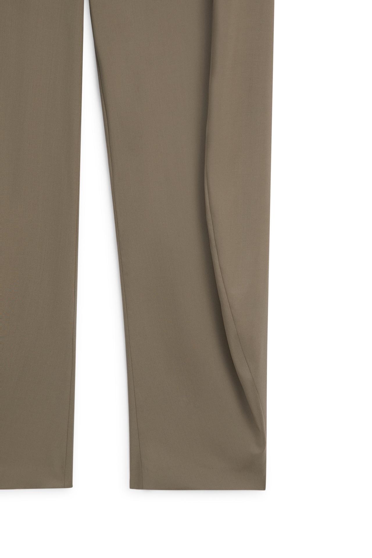 Wide-leg side seam pants - LIMITED EDITION — MOLE BROWN